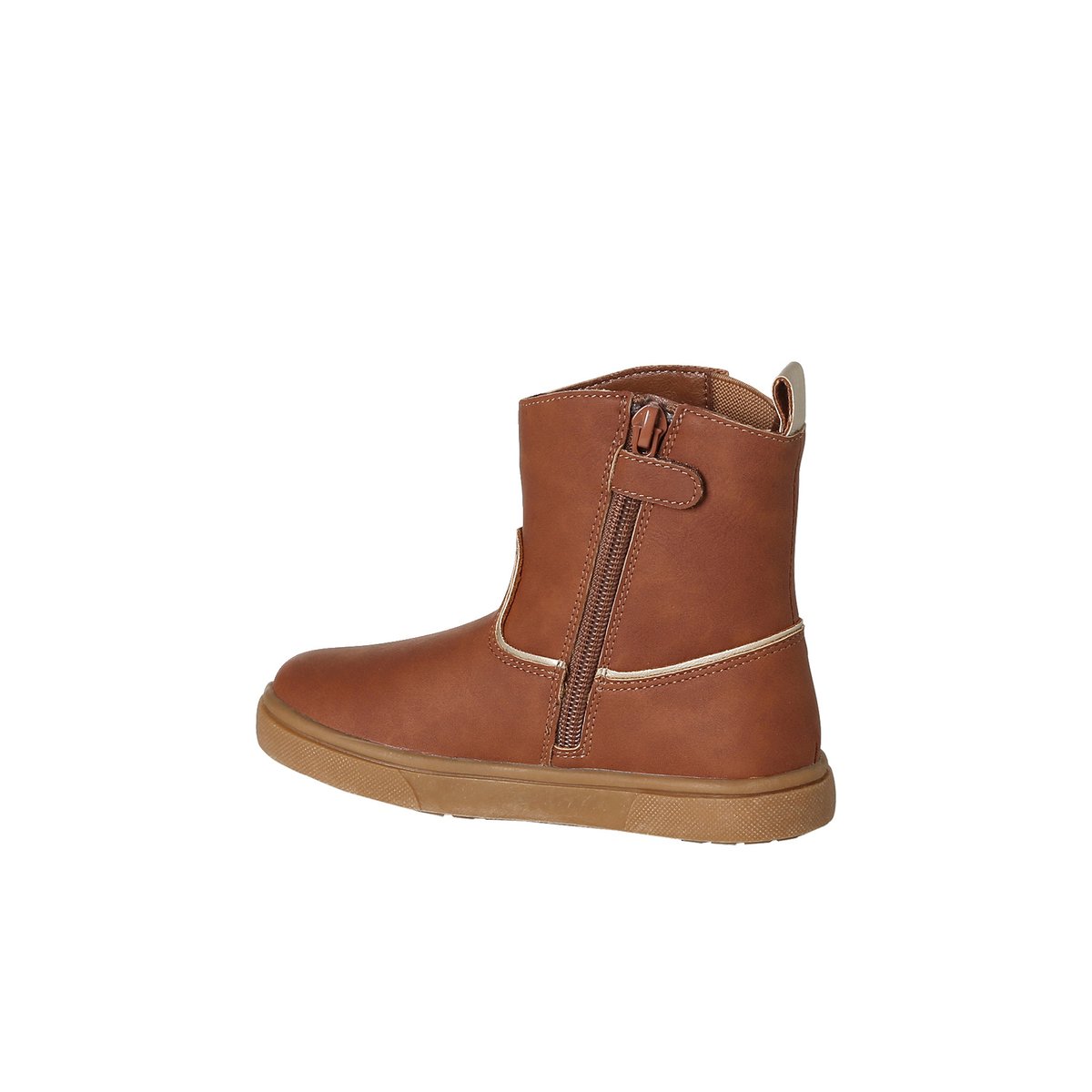 Boots zippées marron, VERTBAUDET
