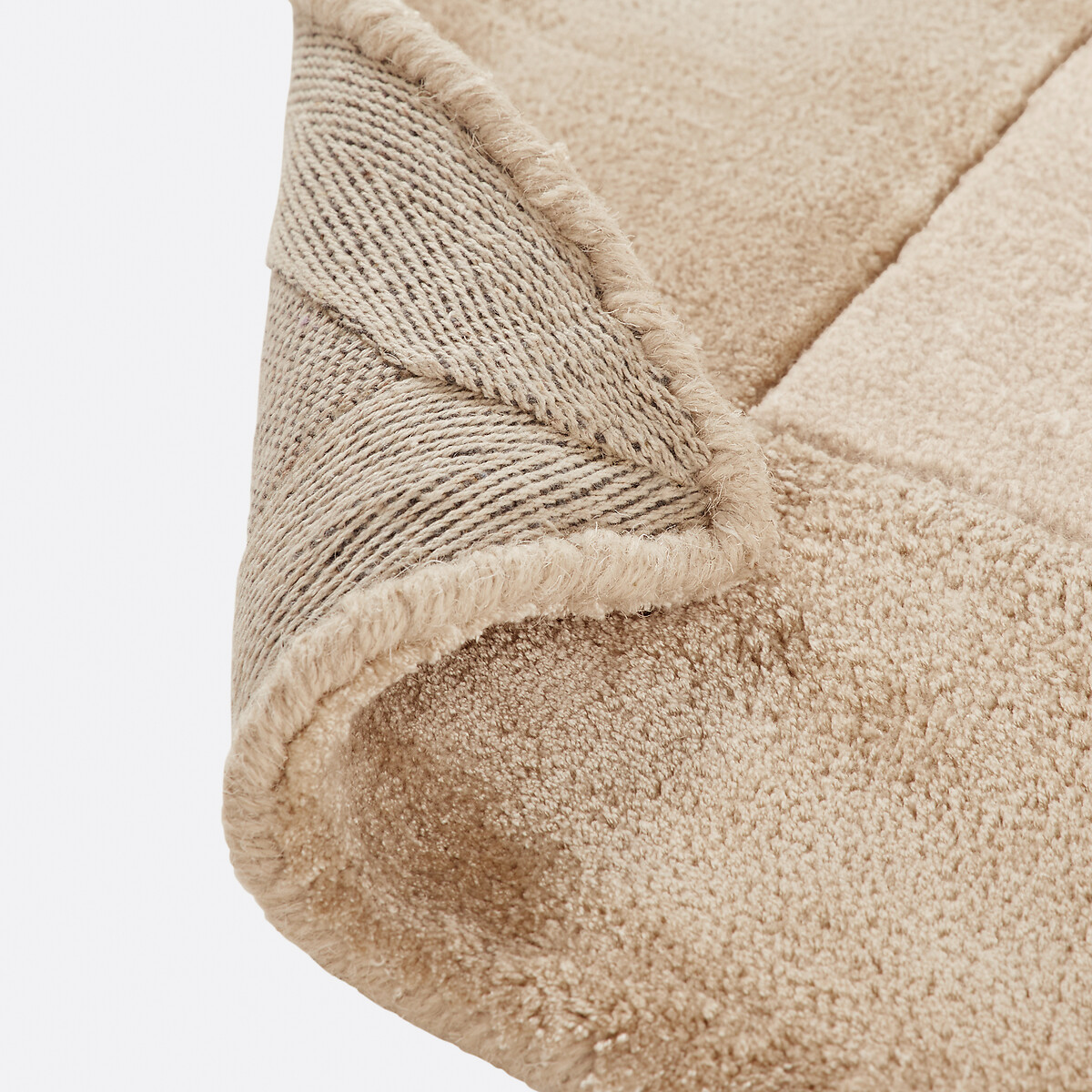 Tapis laine et viscose, Duoma beige rosé, LA REDOUTE INTERIEURS