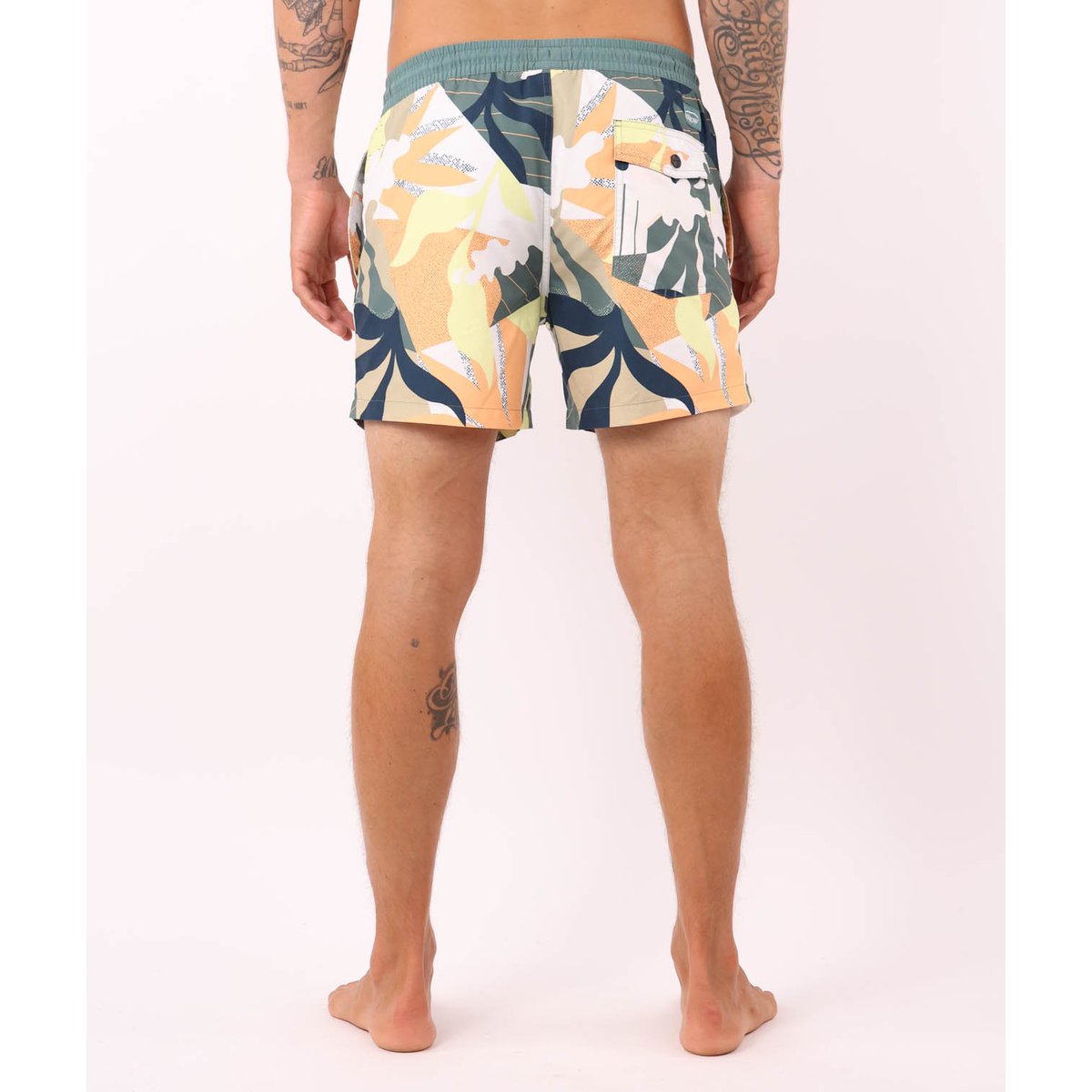 Beach short rayure verticale WIPEOUT jungle, OXBOW