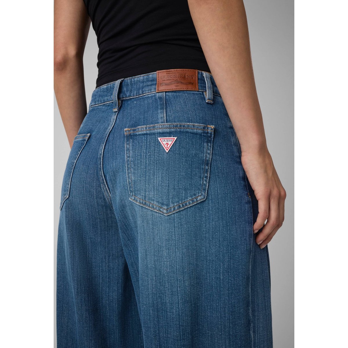 Jean Plissé G12 bleu, GUESS JEANS