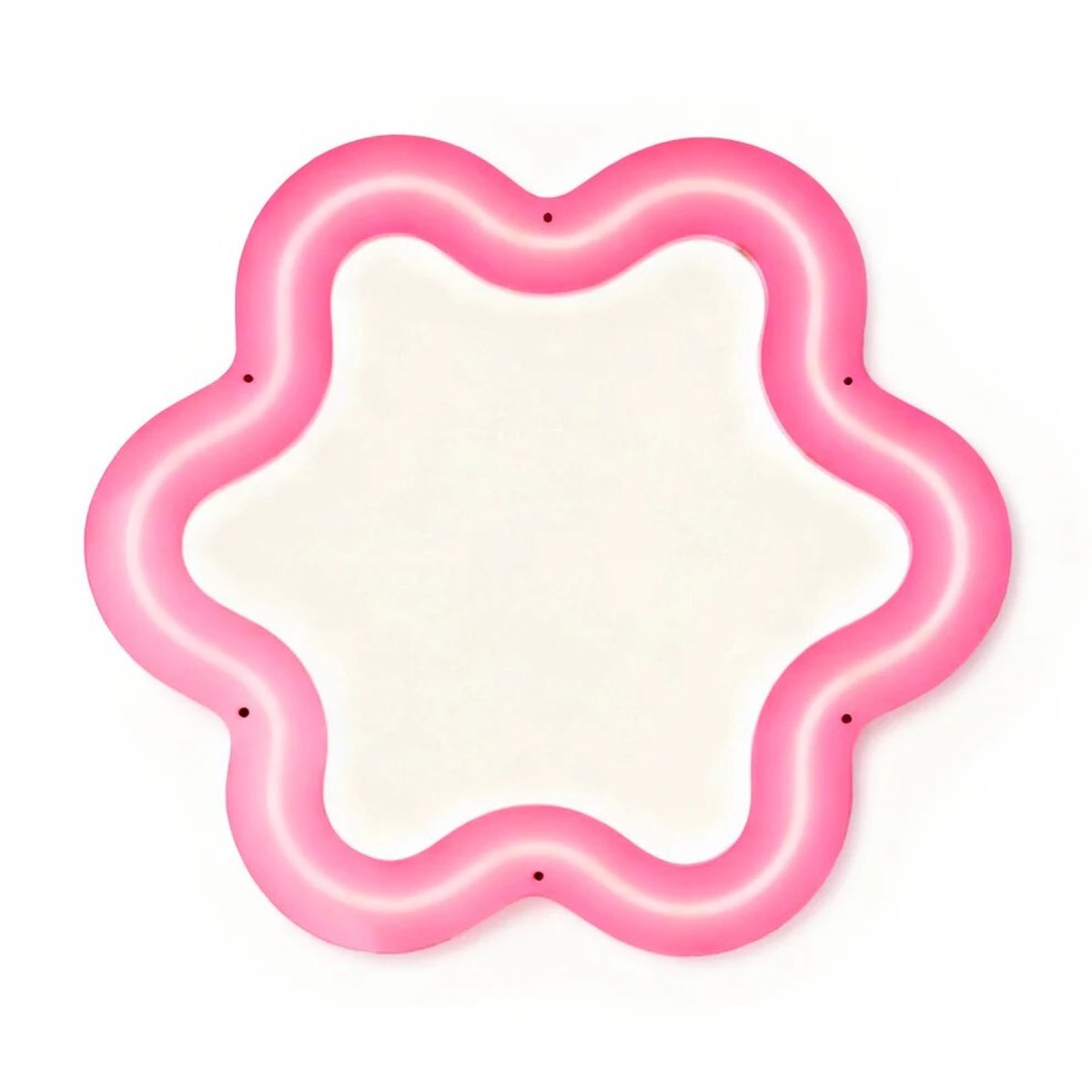 Miroir Flower 118.5 x 108 cm SUPERCURVE rose, SELETTI