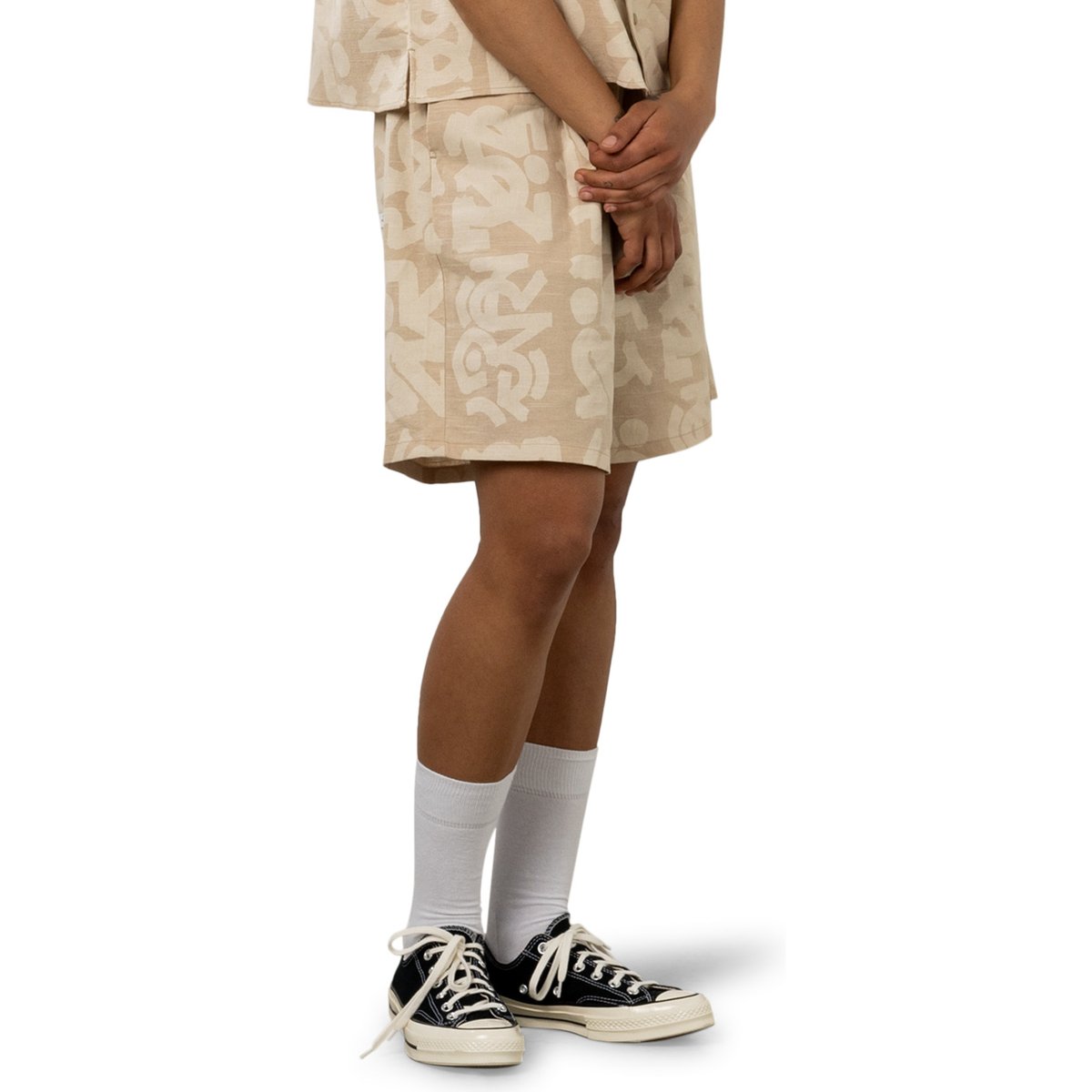 Short à taille élastique DAILY BERMUDA 19" beige stamp beige, ELEMENT