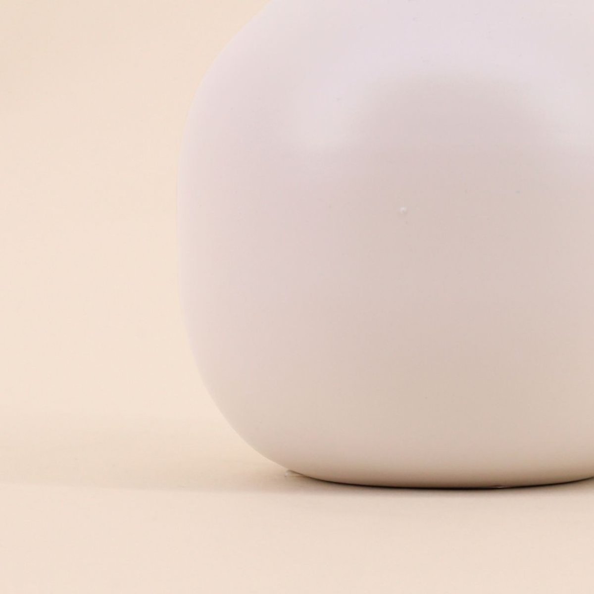 Vase en métal, H15cm beige, ORNAMI