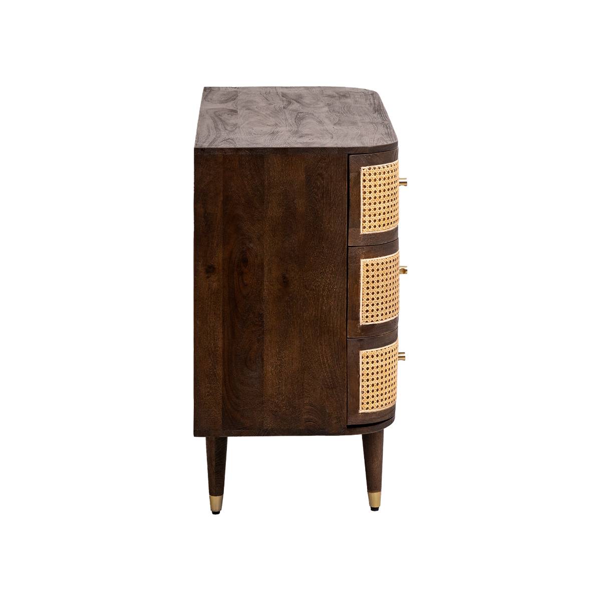 Commode en bois de manguier SOREN bois foncé, MADE IN MEUBLES