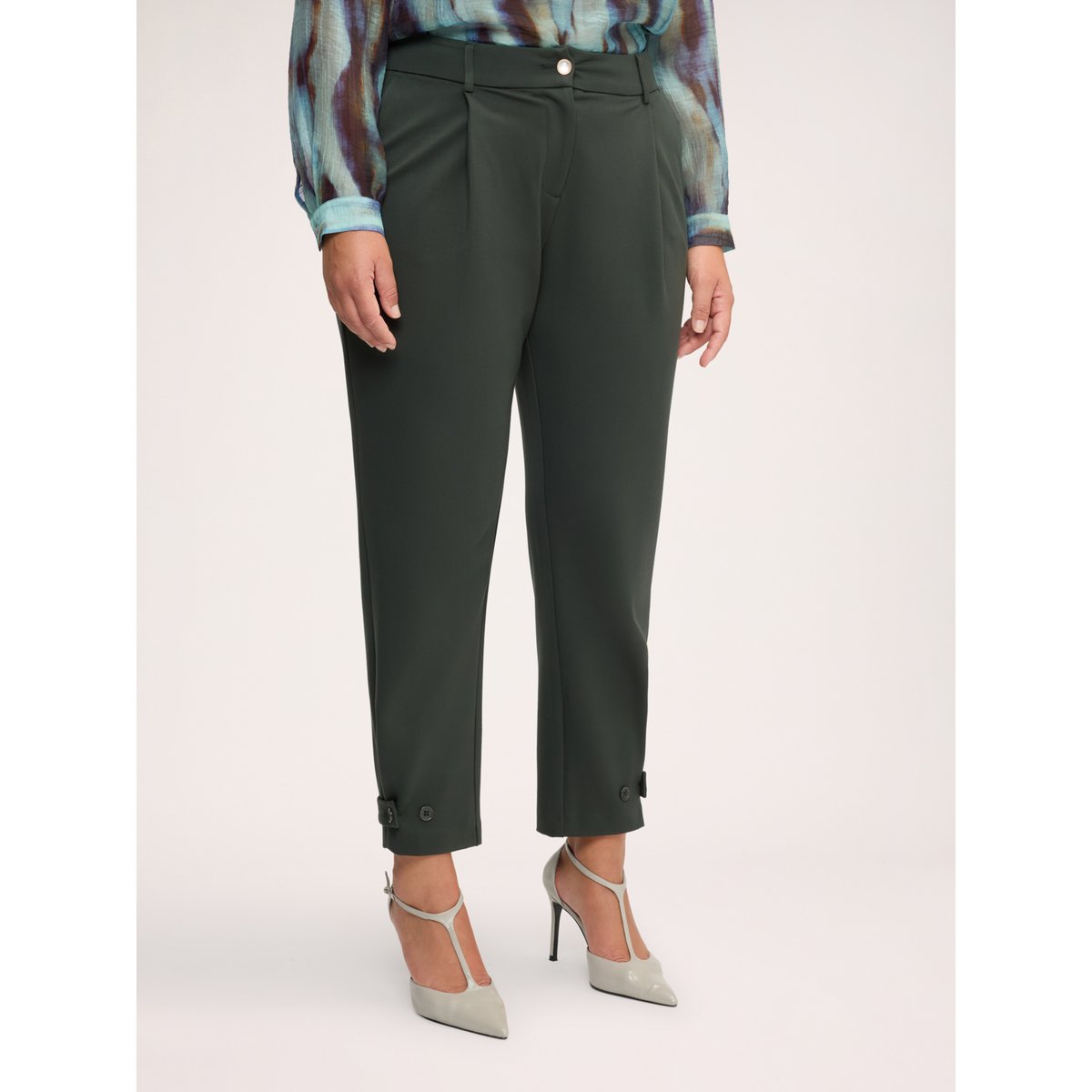 Pantalon Carrot vert, FIORELLA RUBINO