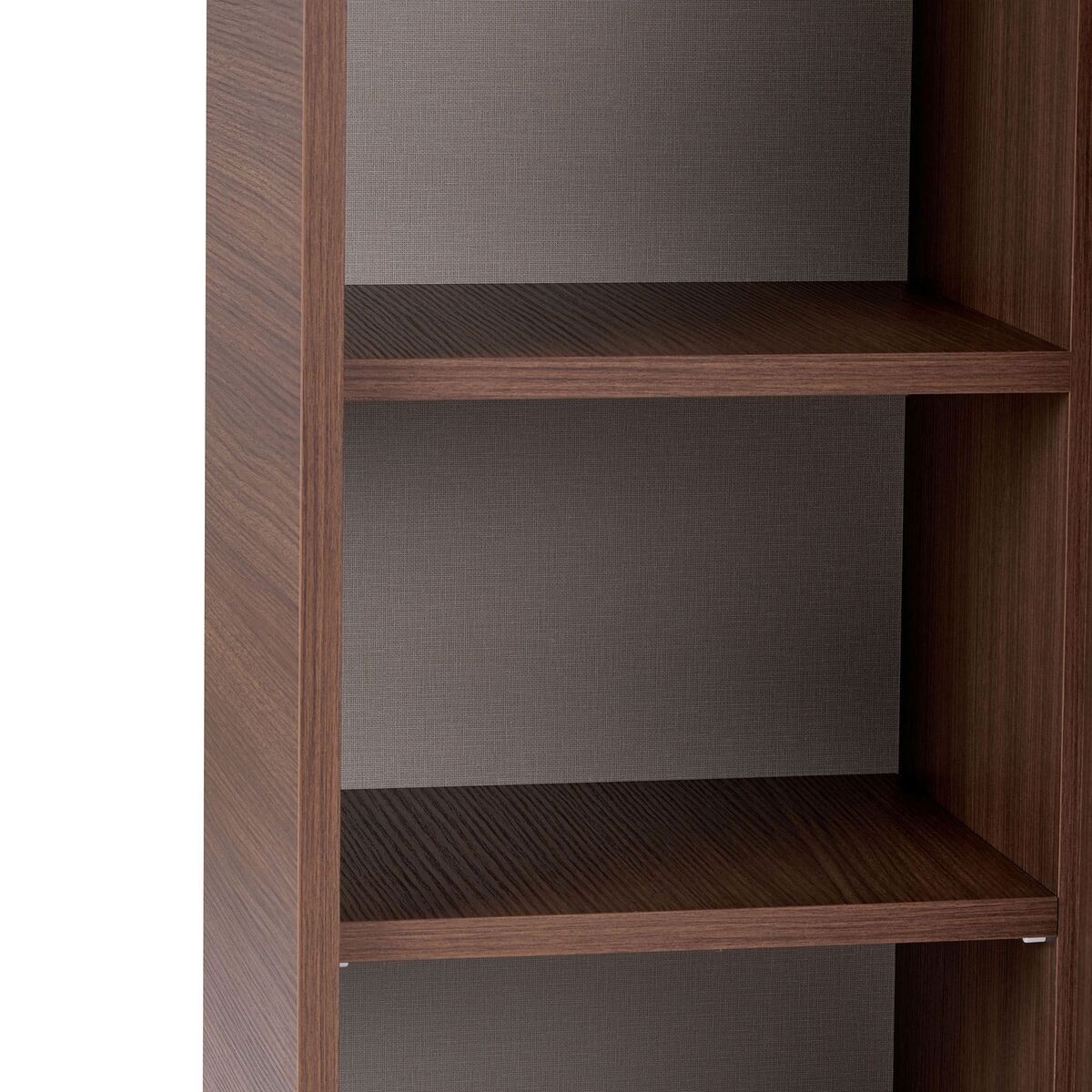 Buffet haut 1 portes, 3 niches CELENA noyer, CALICOSY
