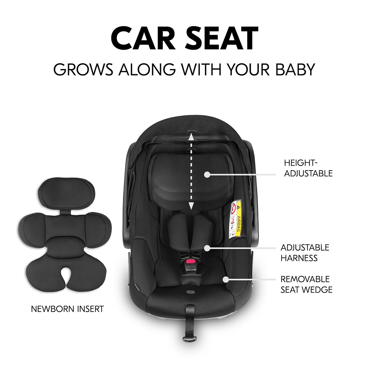 Drive N Care Set Car Seat- Black black, HAUCK