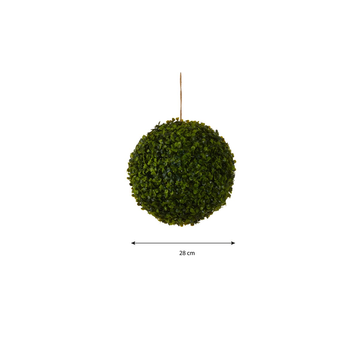Plante artificielle Ø28 cm BOXWOOD BALL vert, MICA DECORATIONS