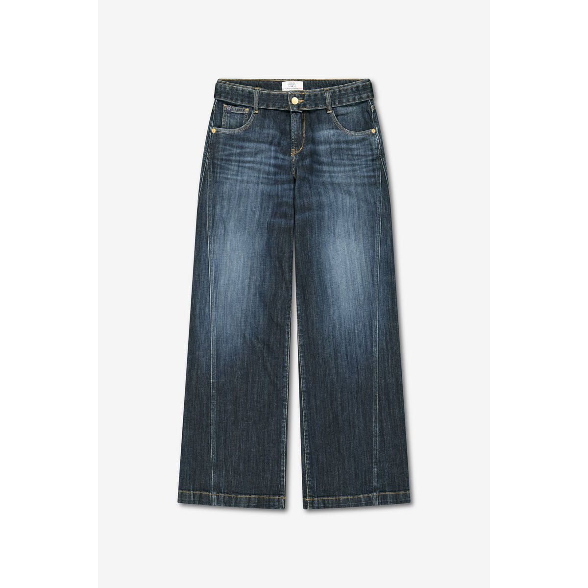 Jeans loose, large wide leg , longueur 34 blue, LE TEMPS DES CERISES
