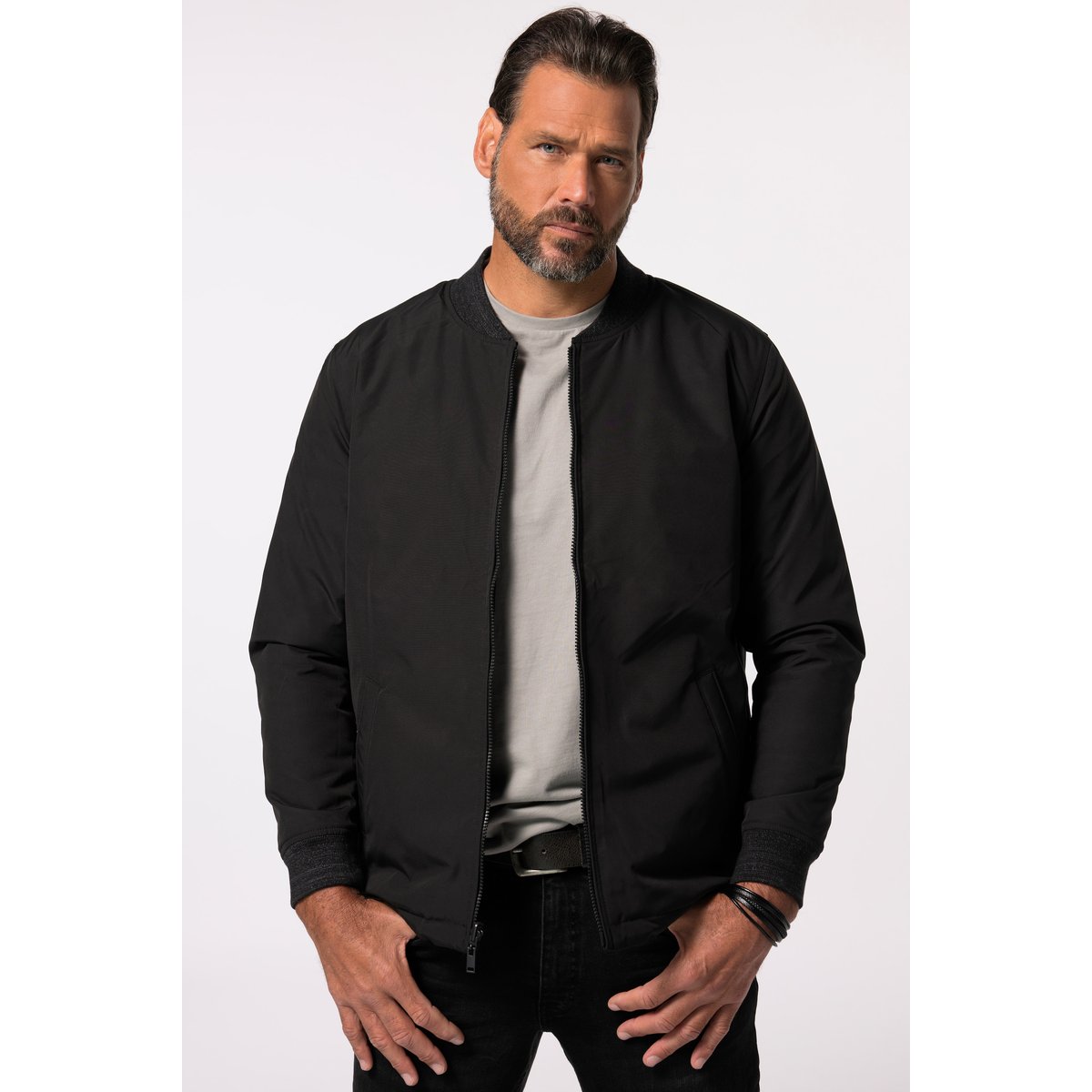 Blouson réversible noir, JP1880