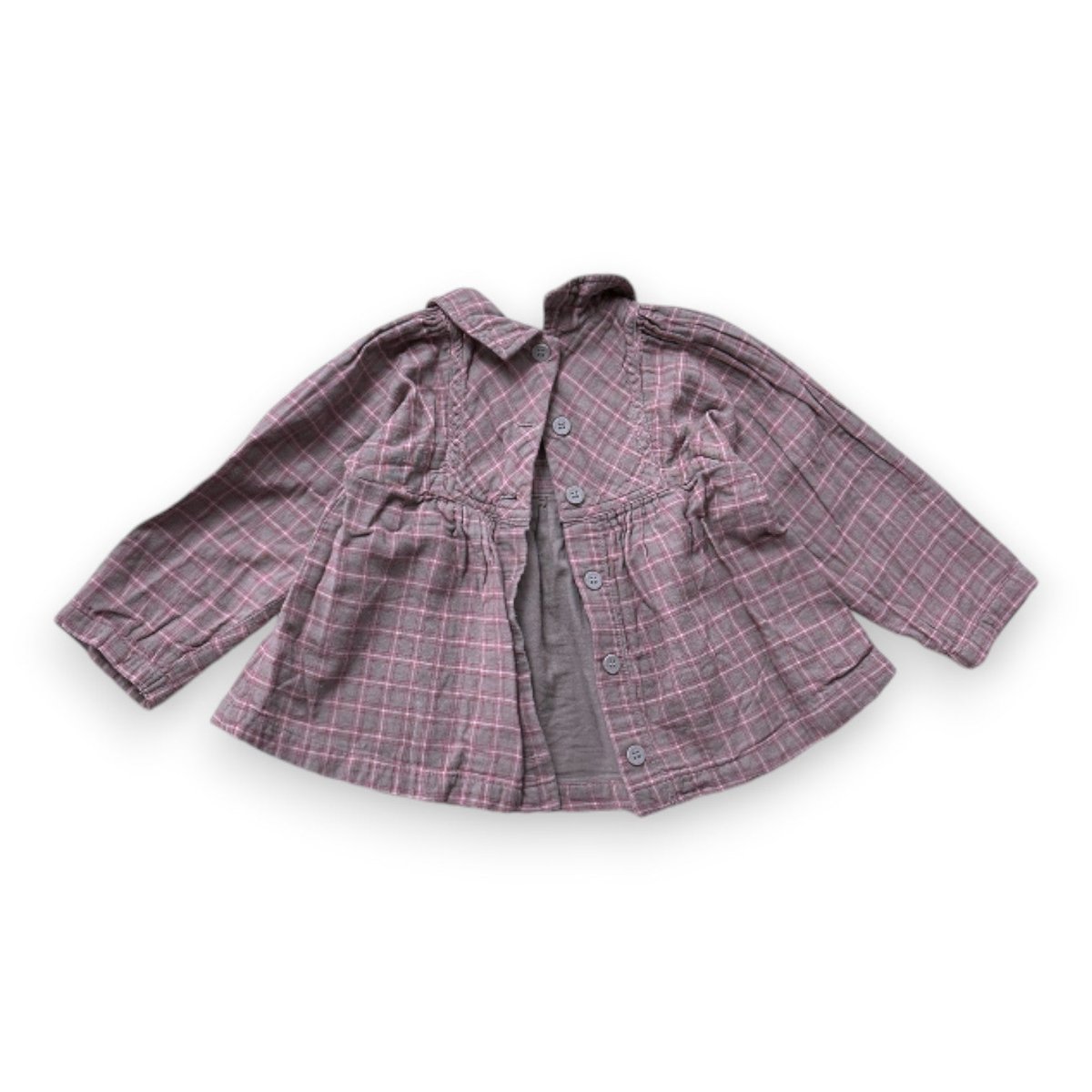 Blouse bébé - Très bon état gris, PETIT BATEAU