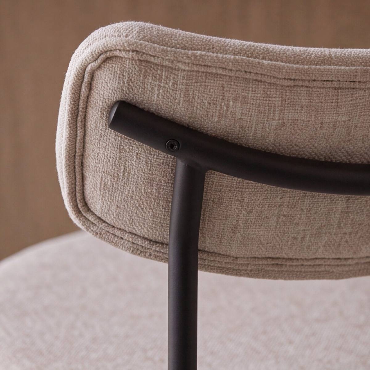 Tabouret de bar Nila beige, MADE IN MEUBLES