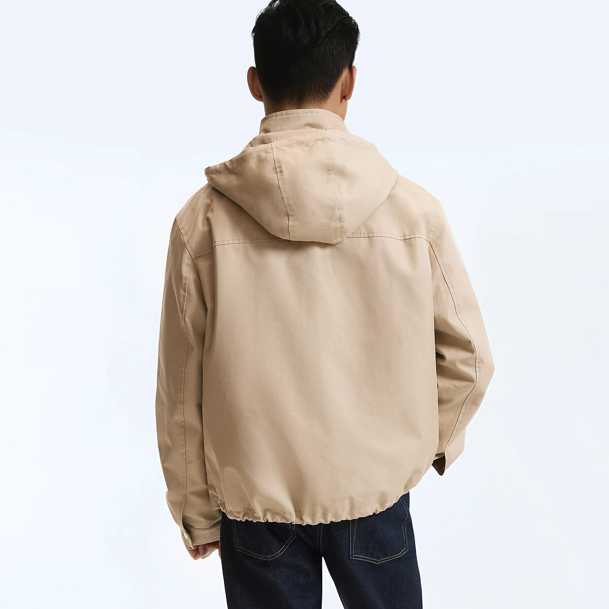 Giubbotto urbano con cappuccio beige, LA REDOUTE COLLECTIONS
