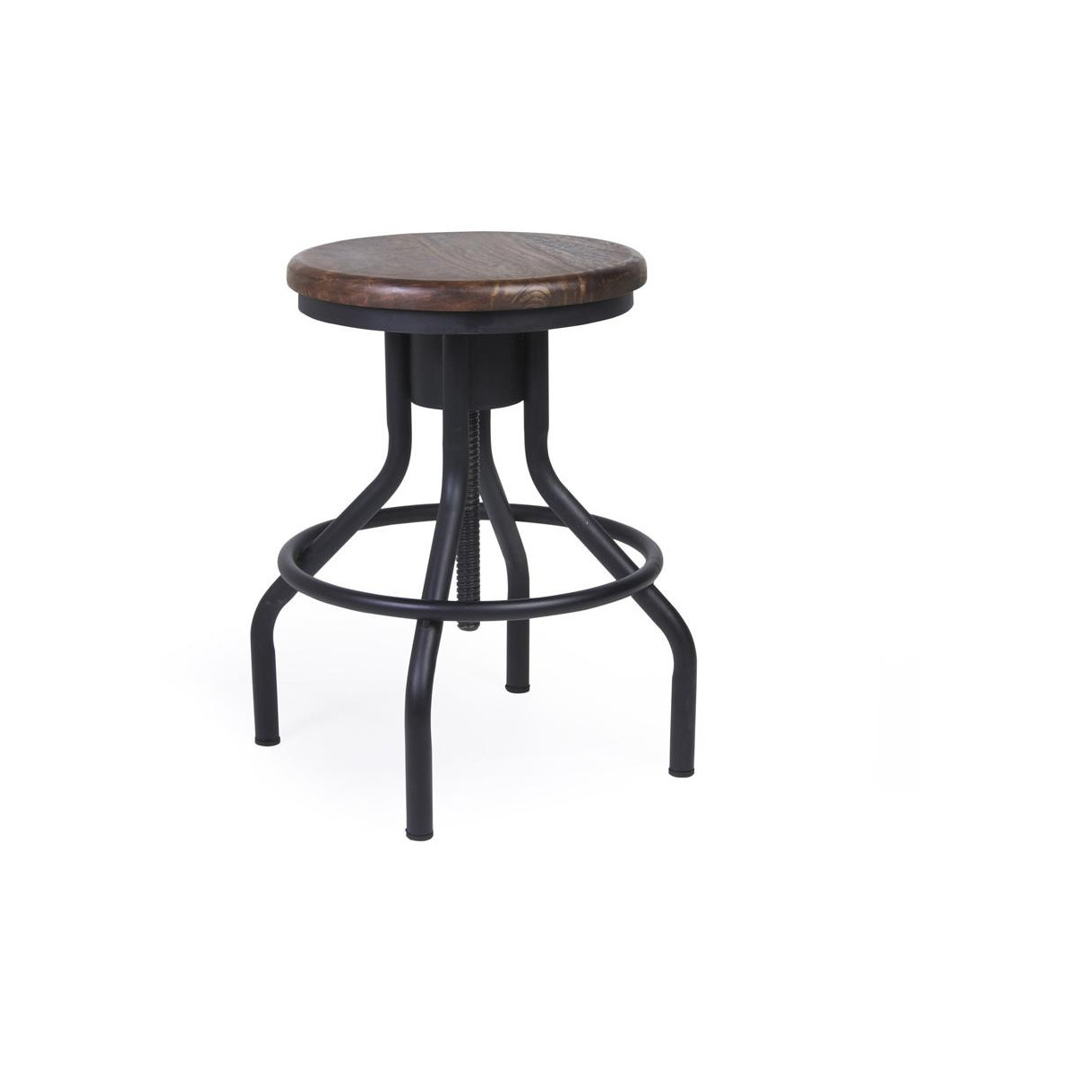Tabouret - QUINQUENELLE marron, DECORATION D’AUTREFOIS
