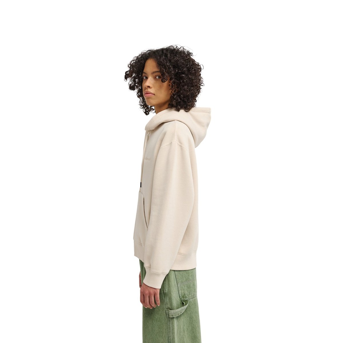Sweat capuche LOWCASE PIGMENT beige oat milk, ELEMENT