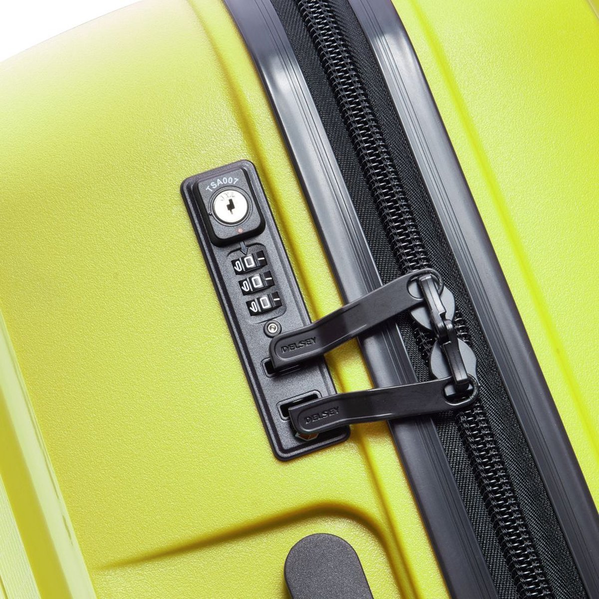 Valise XL BELMONT PLUS vert chartreuse, DELSEY PARIS