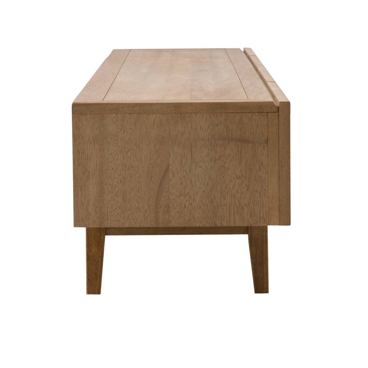 Meuble TV en bois de chêne PLUME bois clair, MADE IN MEUBLES 