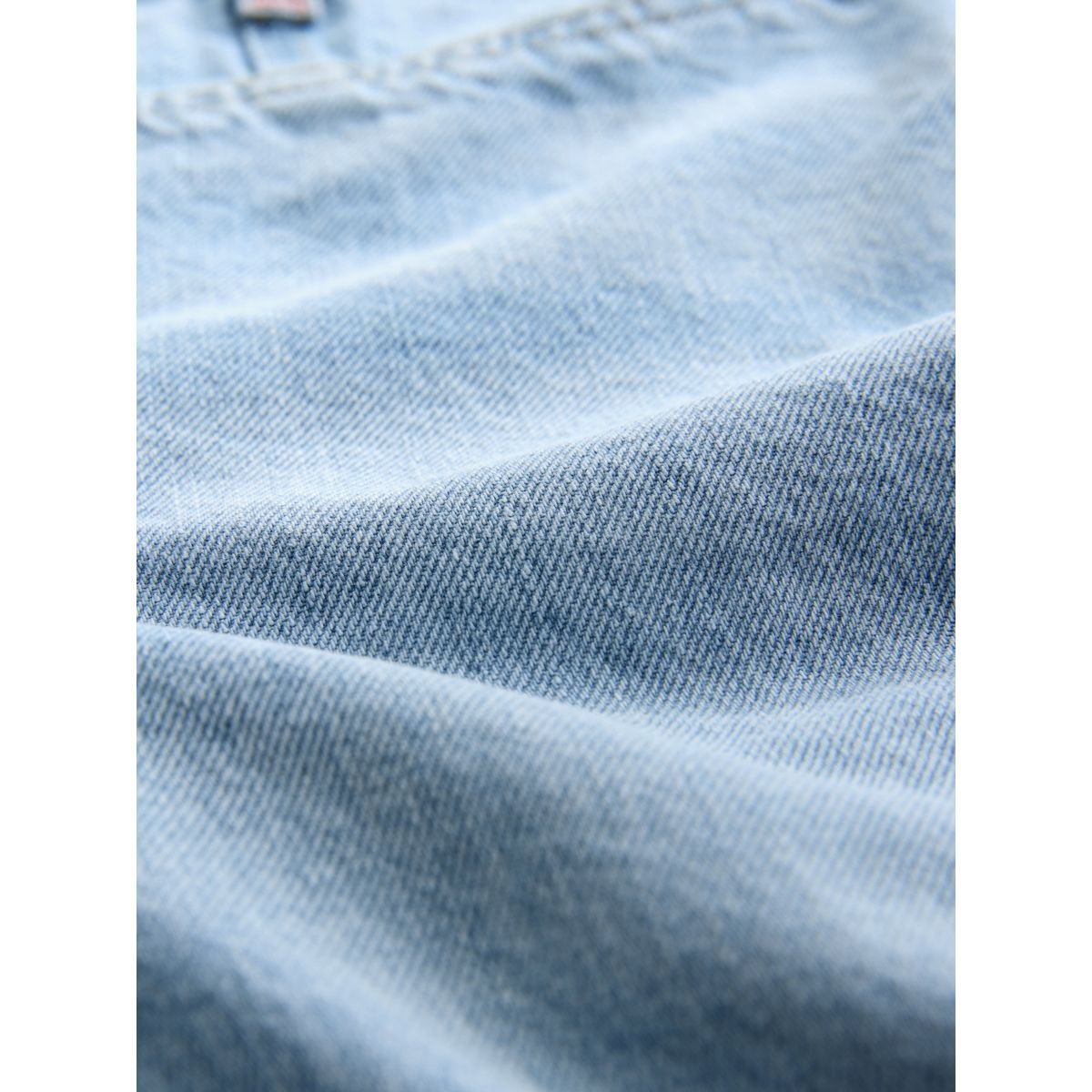 Jean large à taille haute bleu moyen, NEXT