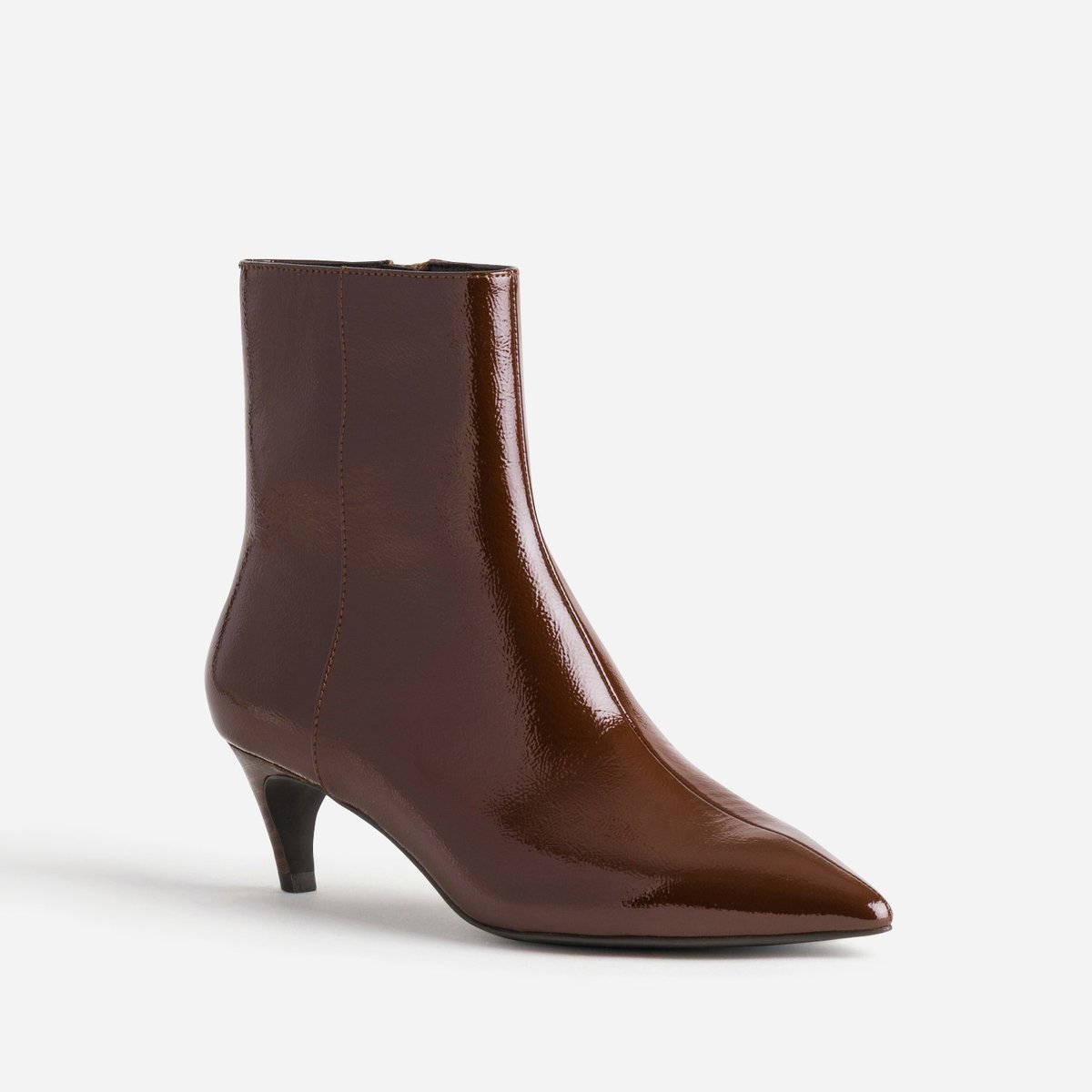 Boots À Talon en cuir NAJA cognac, ERAM