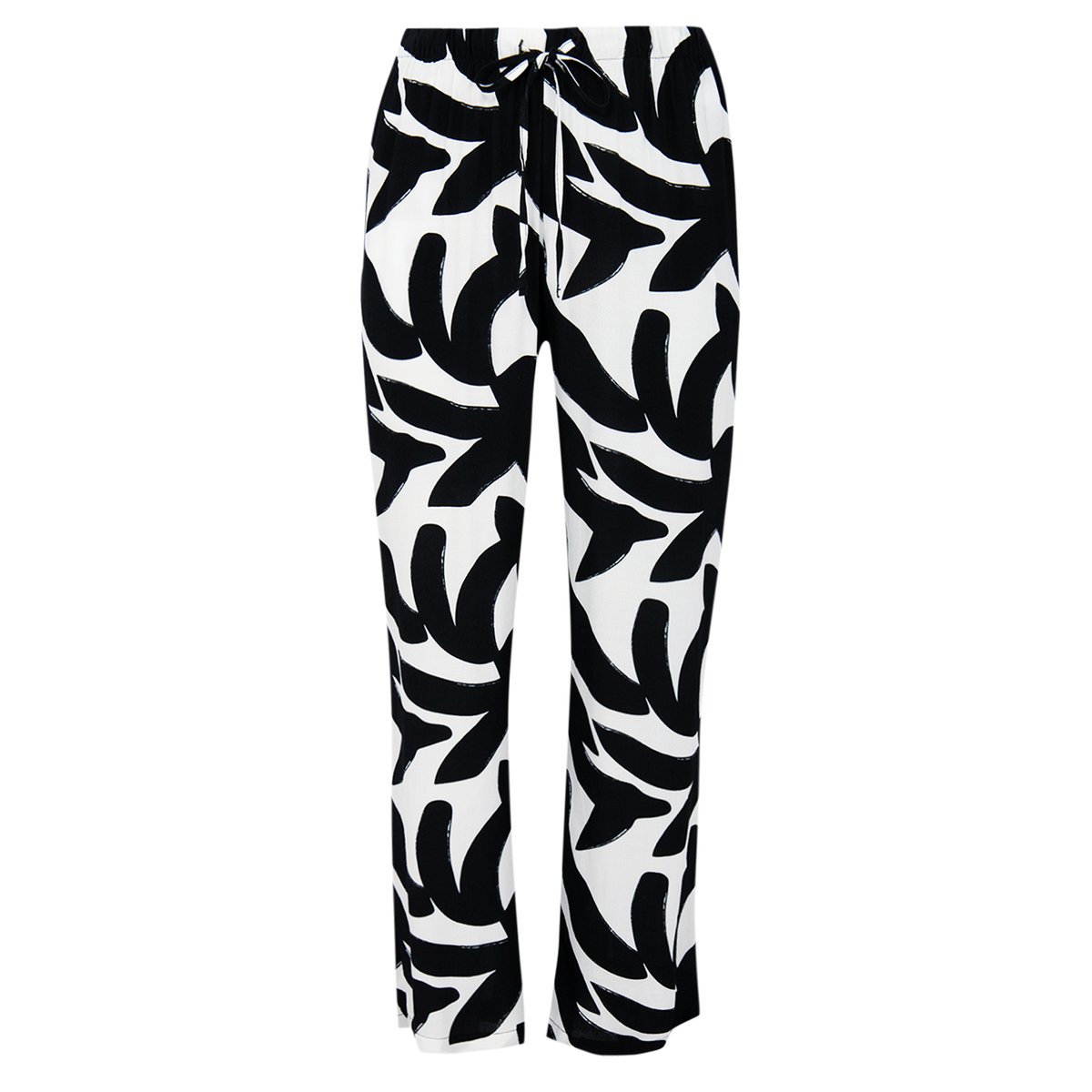 Pantalon imprimée blanc, YOEK