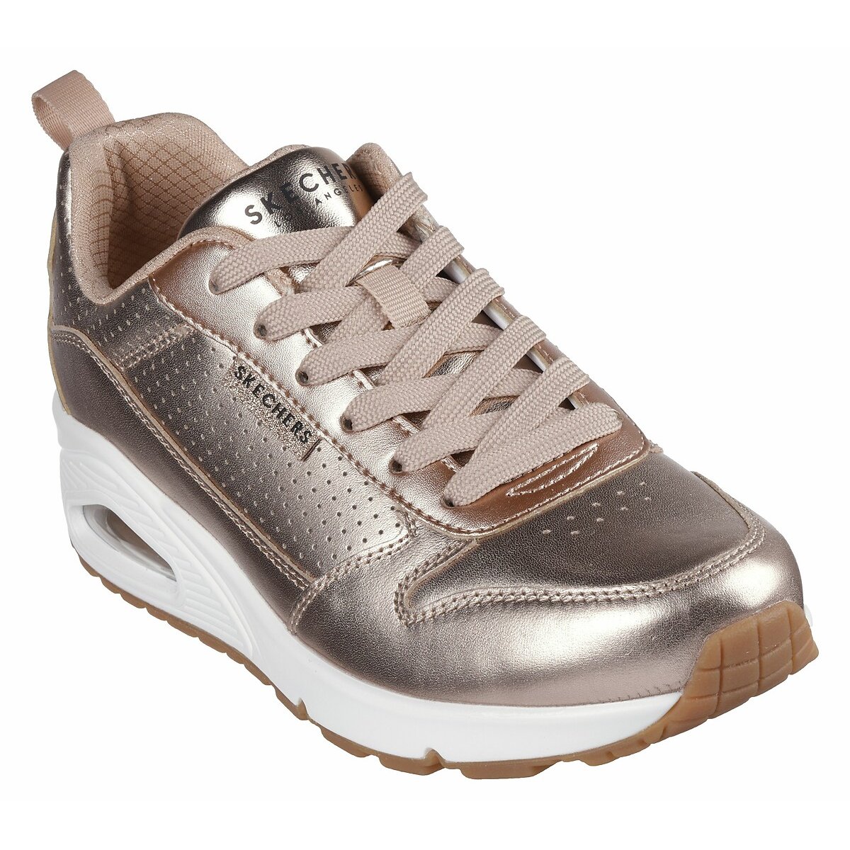 Baskets Uno - Metallixs doré, SKECHERS