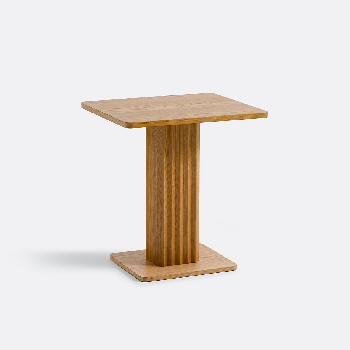 Mesa de bar chapada en roble para 2 comensales, Onate roble, LA REDOUTE INTERIEURS