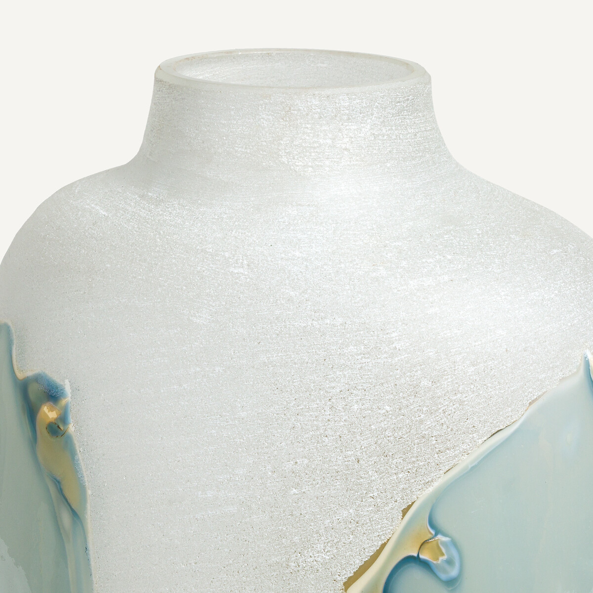 Vase en verre soufflé bouche H28 cm, Laga multicolore, AM.PM