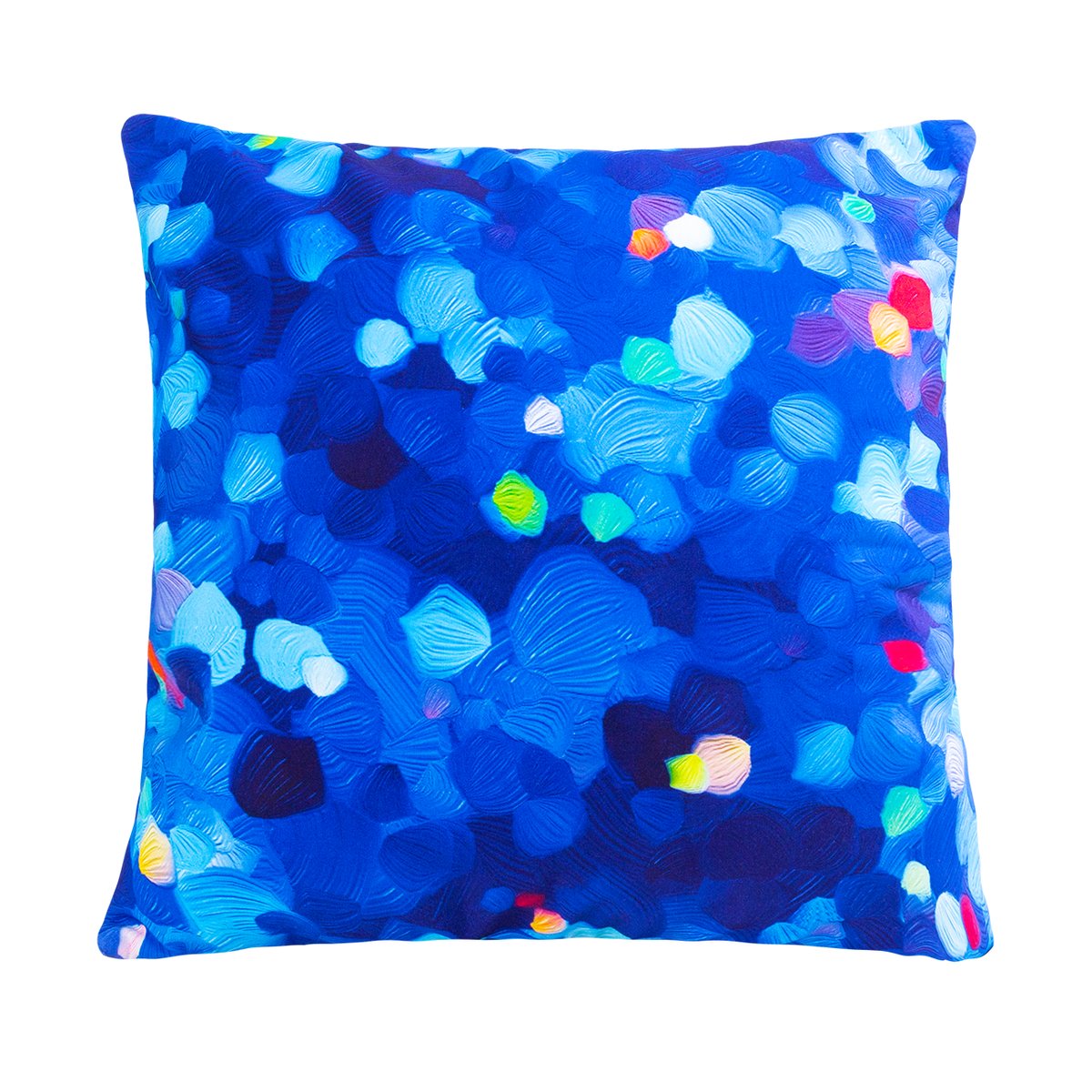 Housse de coussin 50 x 50 cm   Pillownes Large blue palette, PYLONES