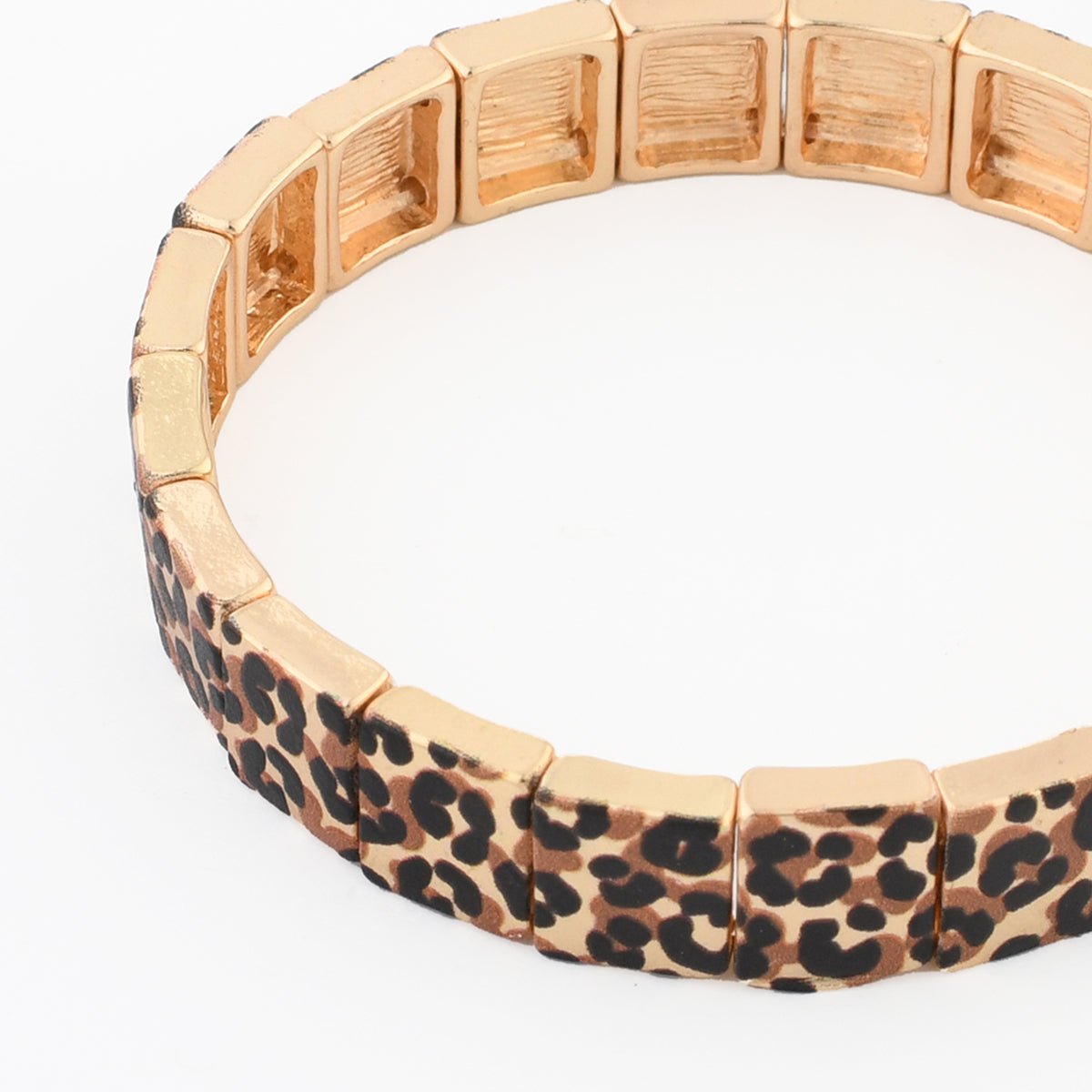 Bracelet Balagane imprimé léopard marron, BALABOOSTE