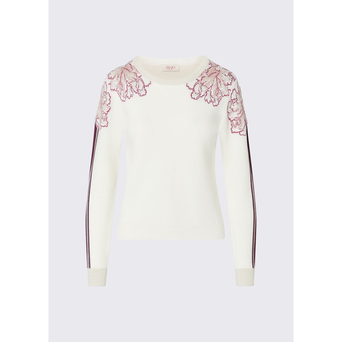 Pull Jacquard blanc, LIU JO