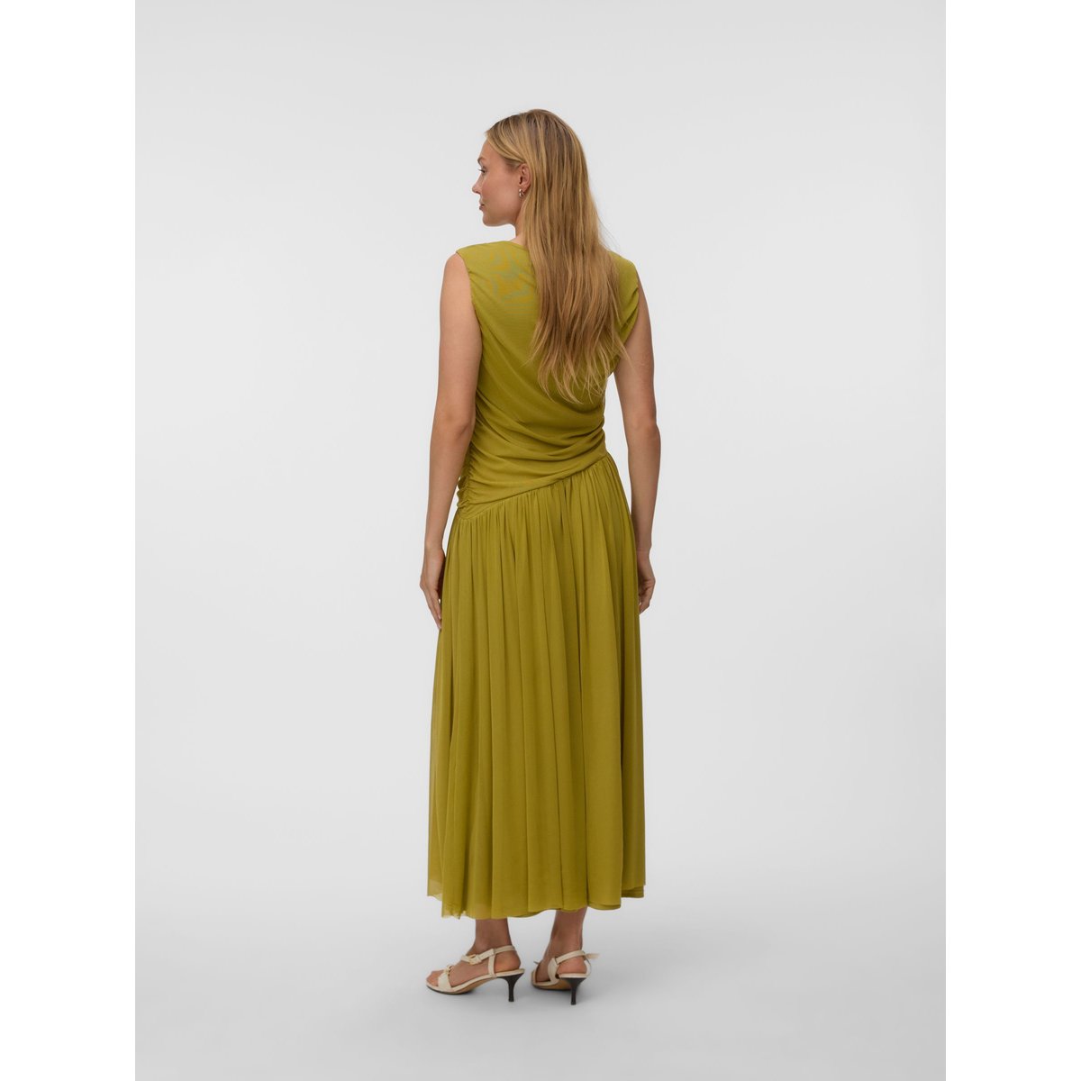 Robe Asymétrique jaune - pickled pepper 1, VERO MODA