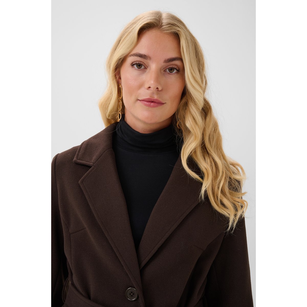Manteau marron chocolate plum, CREAM