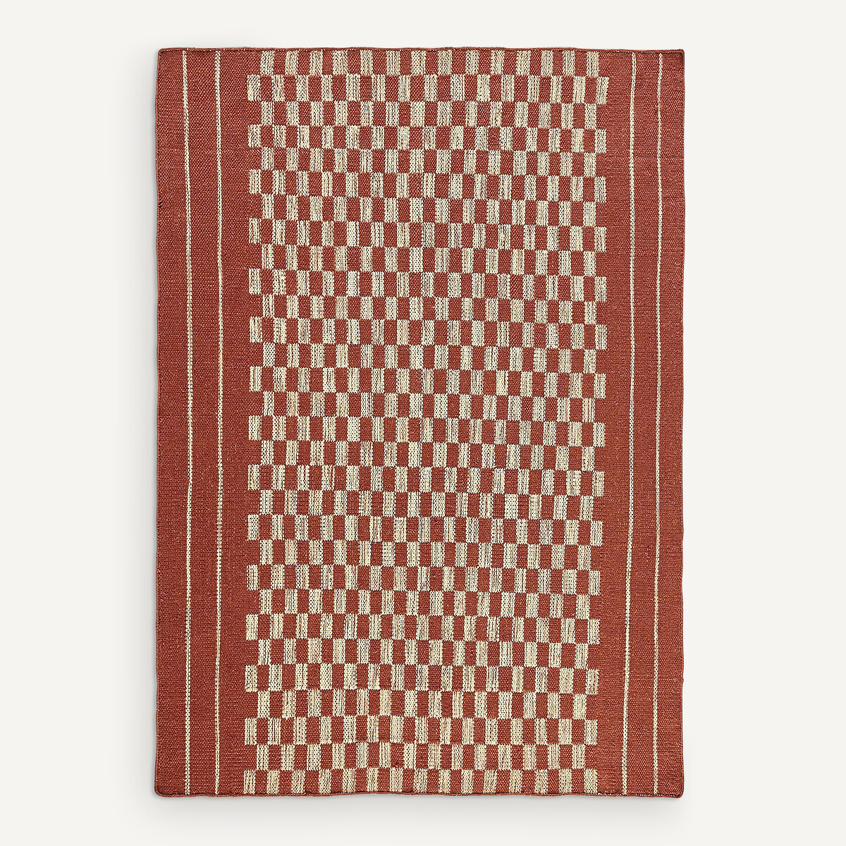 Tapis extérieur réversible en PET, Madotto naturel/terre cuite, AM.PM