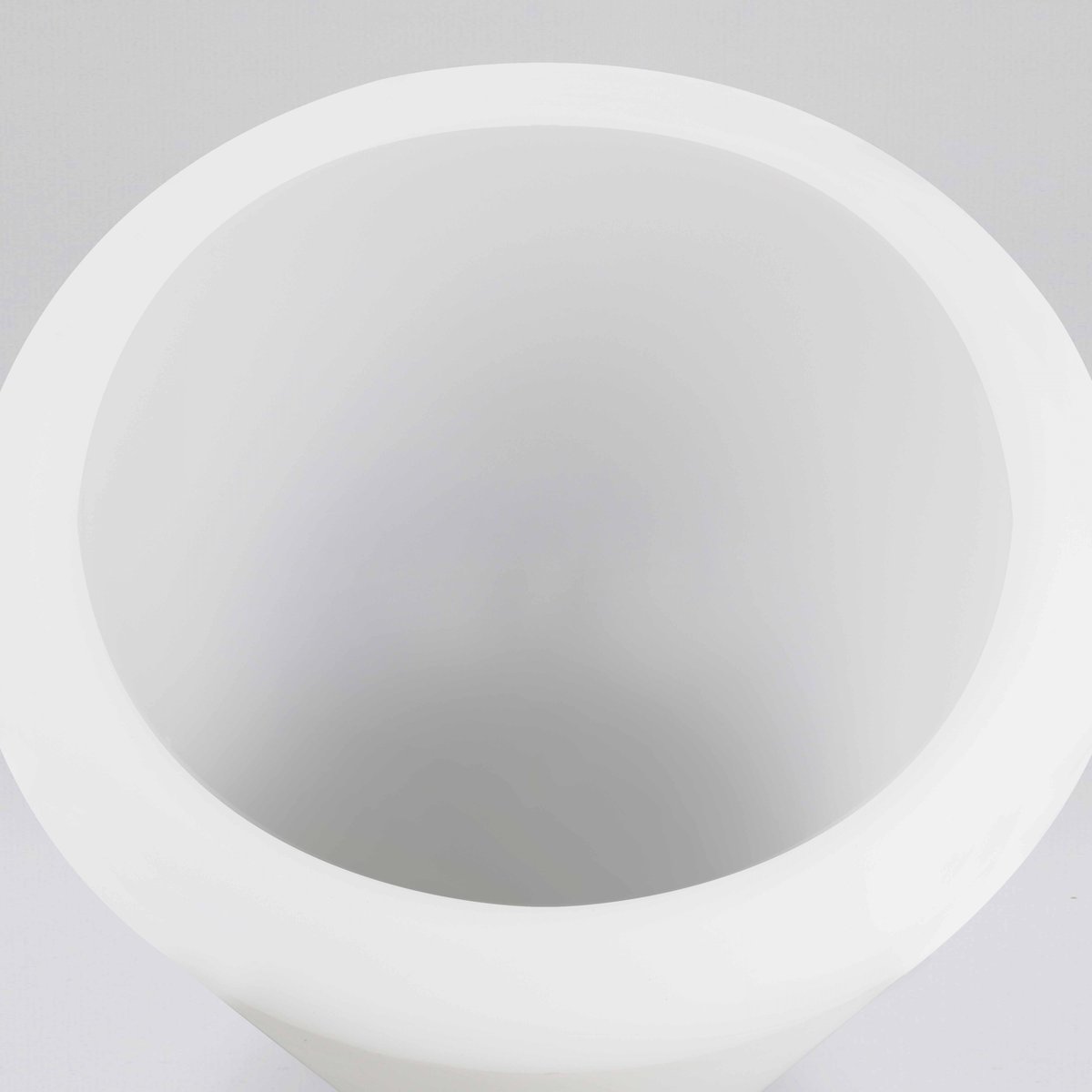 Vase pot lumineux sans fil, SHINE blanc, OVIALA