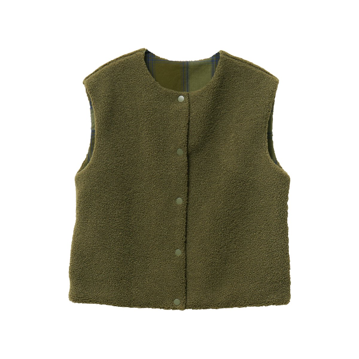 Gilet sans manches vert kaki, BONOBO