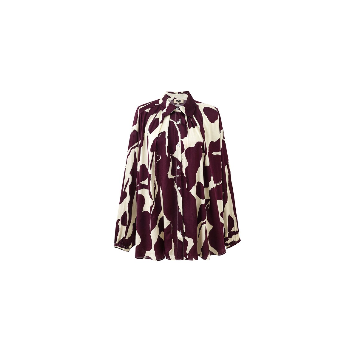 Chemise GANGE nenufar marron, FRNCH
