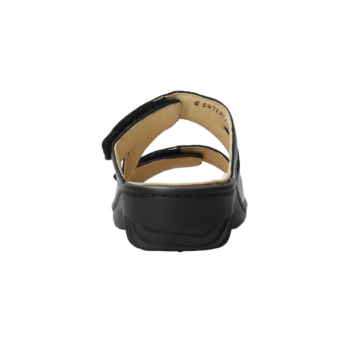 Sandales en cuir GEVA noir 5134, MEPHISTO