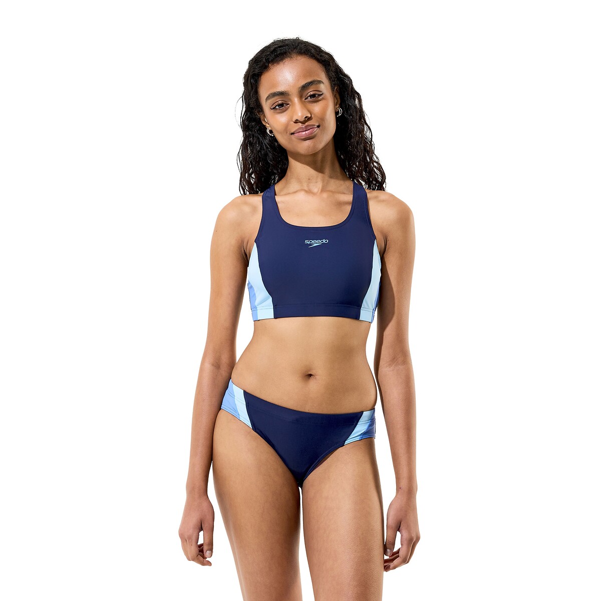 Maillot de bain 2 pièces COLOURBLOCK SPLICE bleu nuit, SPEEDO