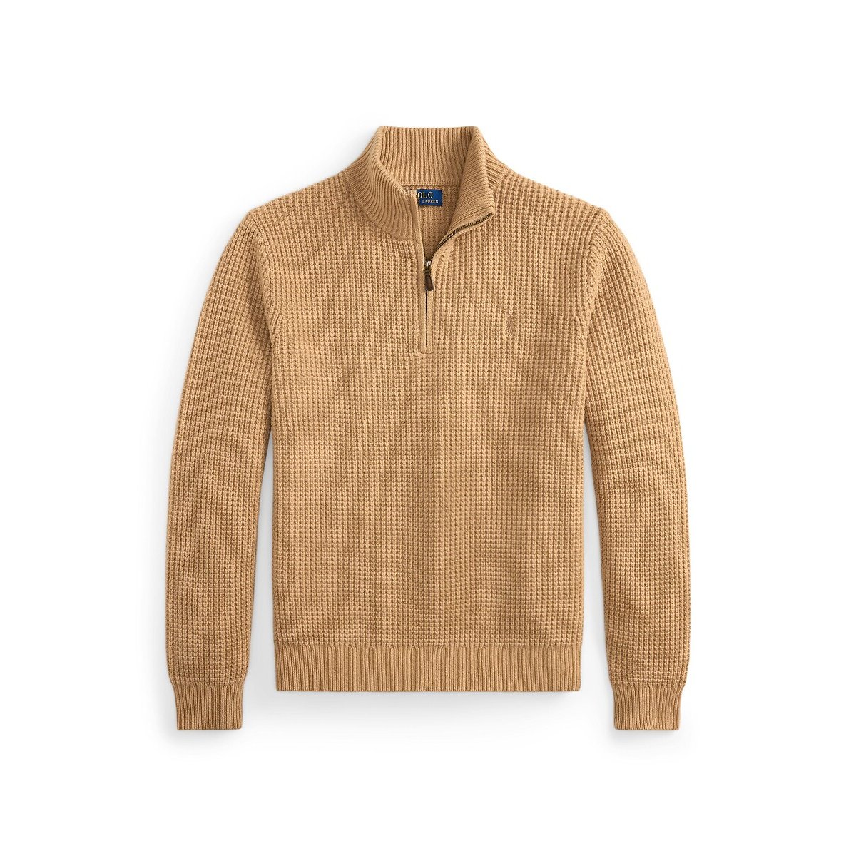 Pull camionneur, en laine mélangée camel, POLO RALPH LAUREN