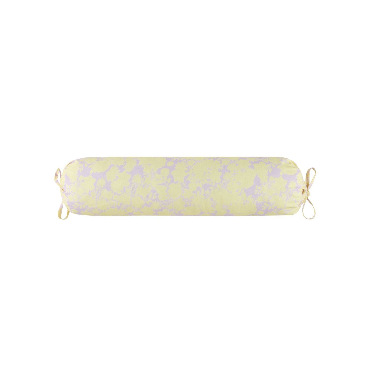 Coussin traversin Charlie yellow flowers, NOBODINOZ