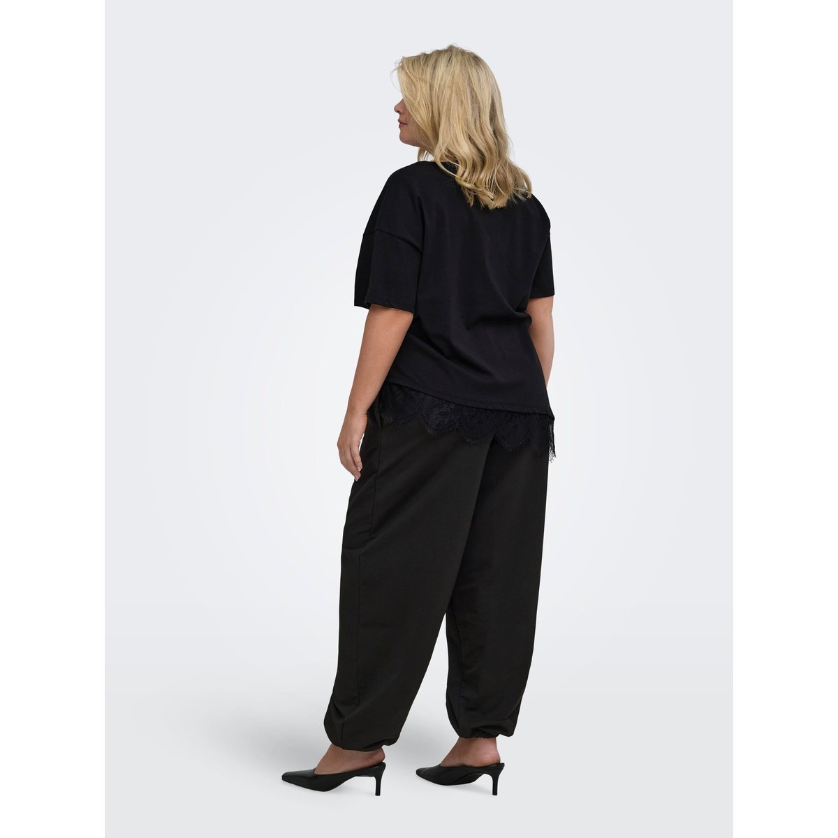 Pantalon noire - black, ONLY CARMAKOMA