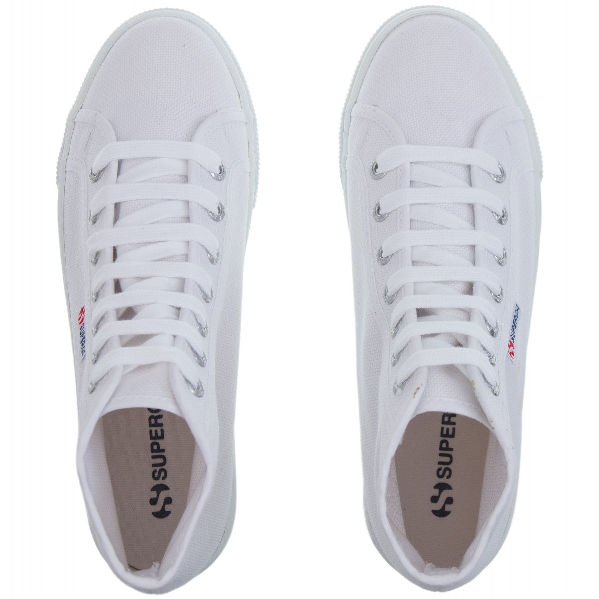 Baskets Montantes En Toile 2705 , Cotw blanc, SUPERGA