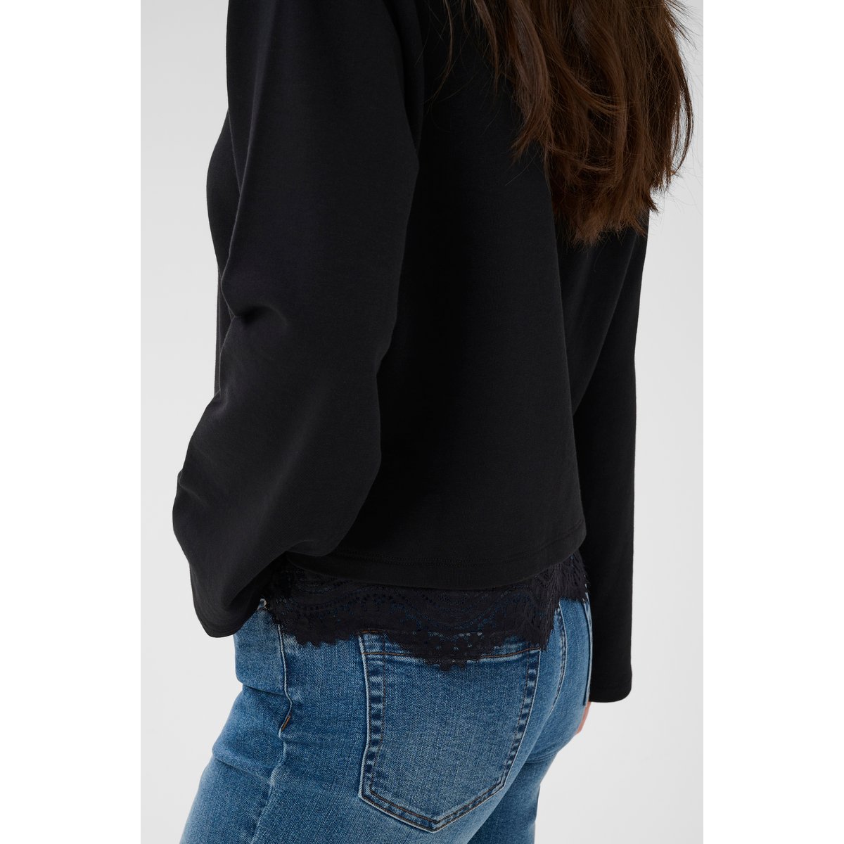 Sweatshirt noir black deep, KAFFE