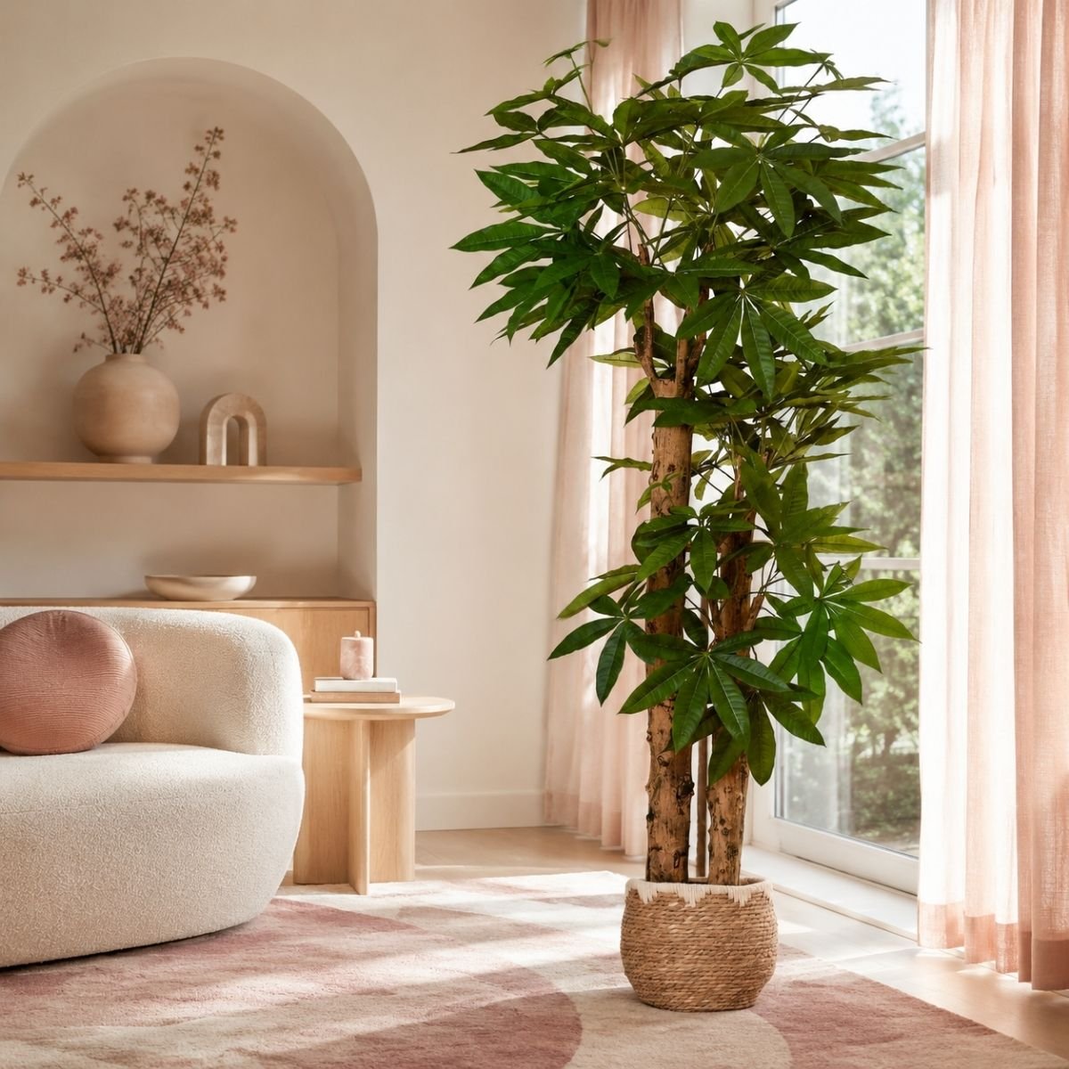 Plante artificielle PACHIRA vert, MICA DECORATIONS