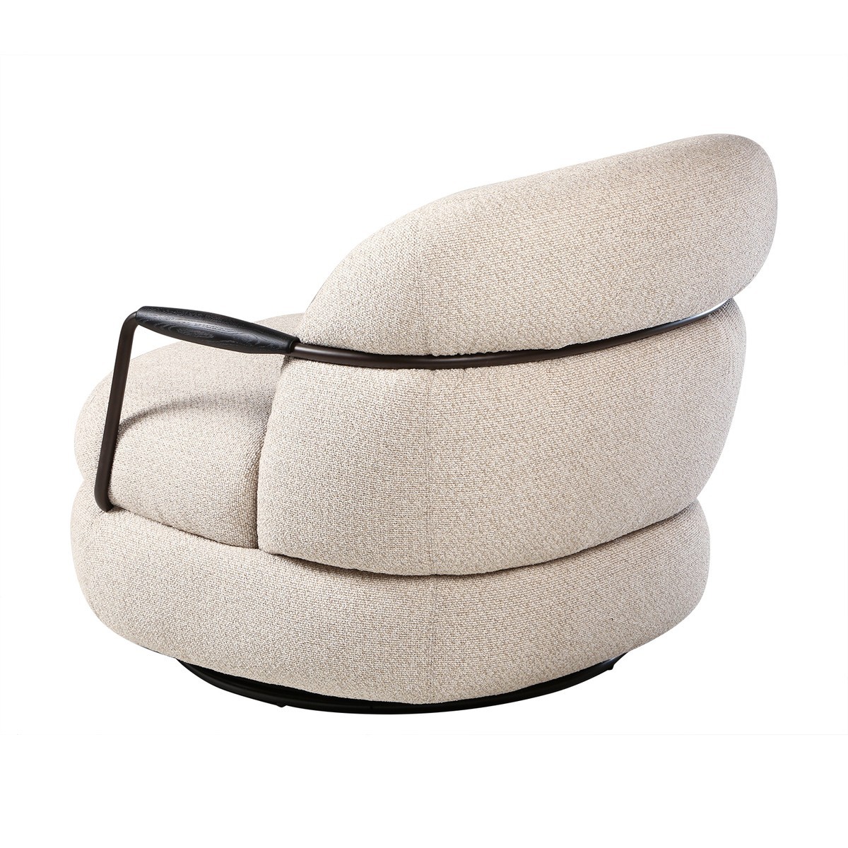 Fauteuil en tissu - MICHEL beige, SIGNATURE
