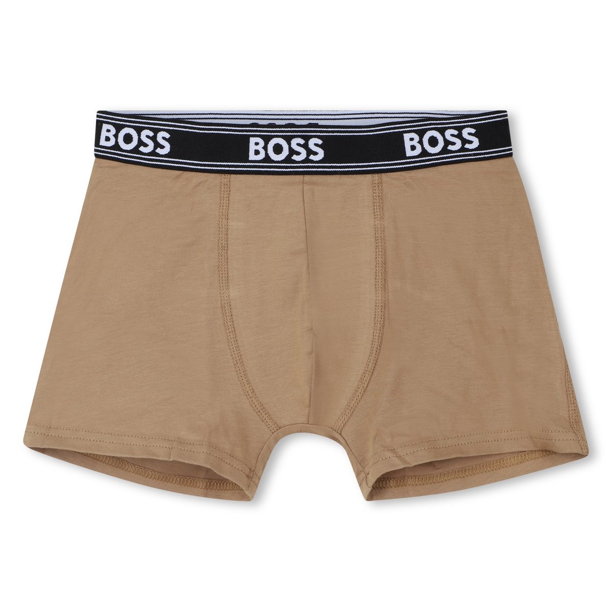 Lot de 3 boxers en jersey blanc, BOSS KIDSWEAR