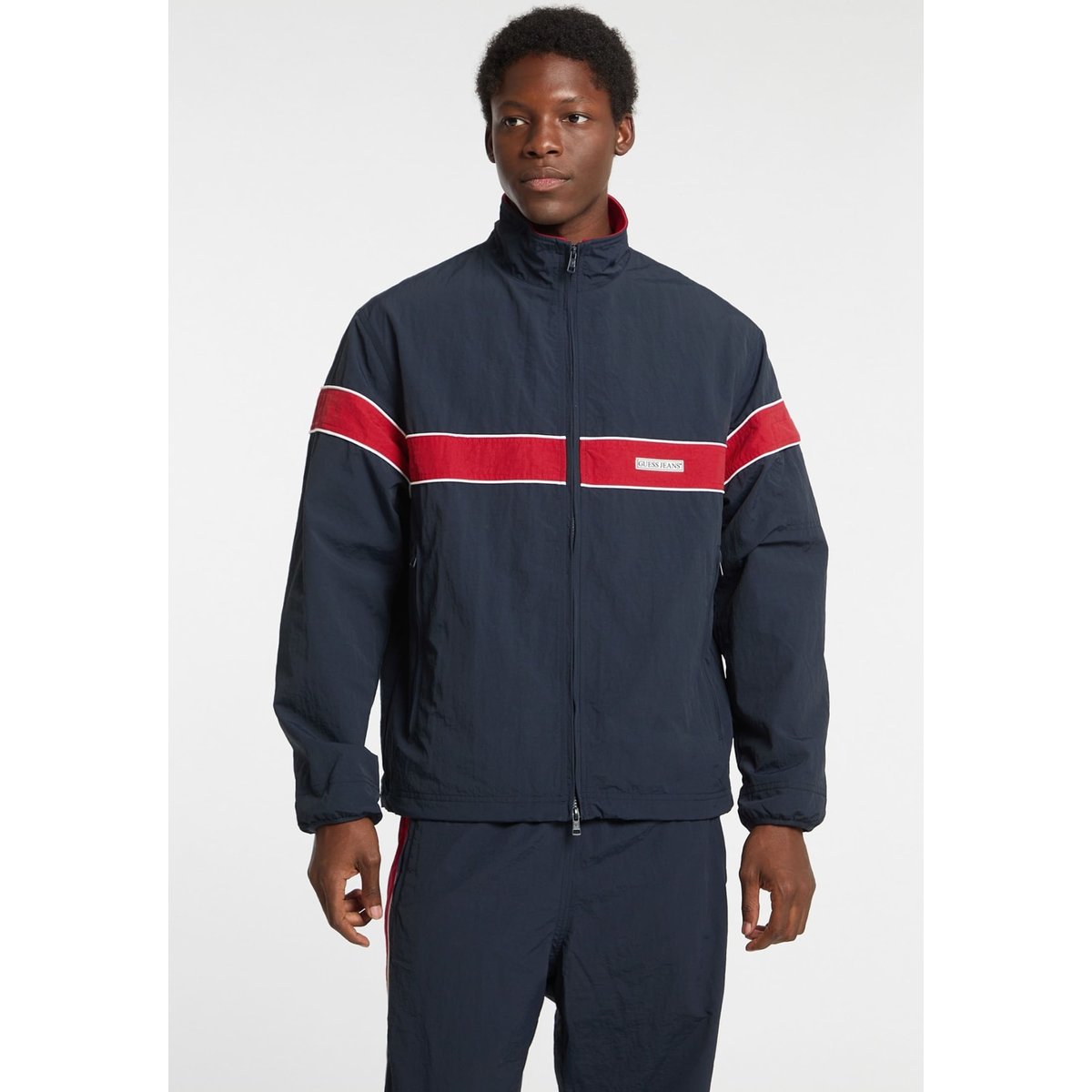 Blouson Coupe-Vent bleu, GUESS