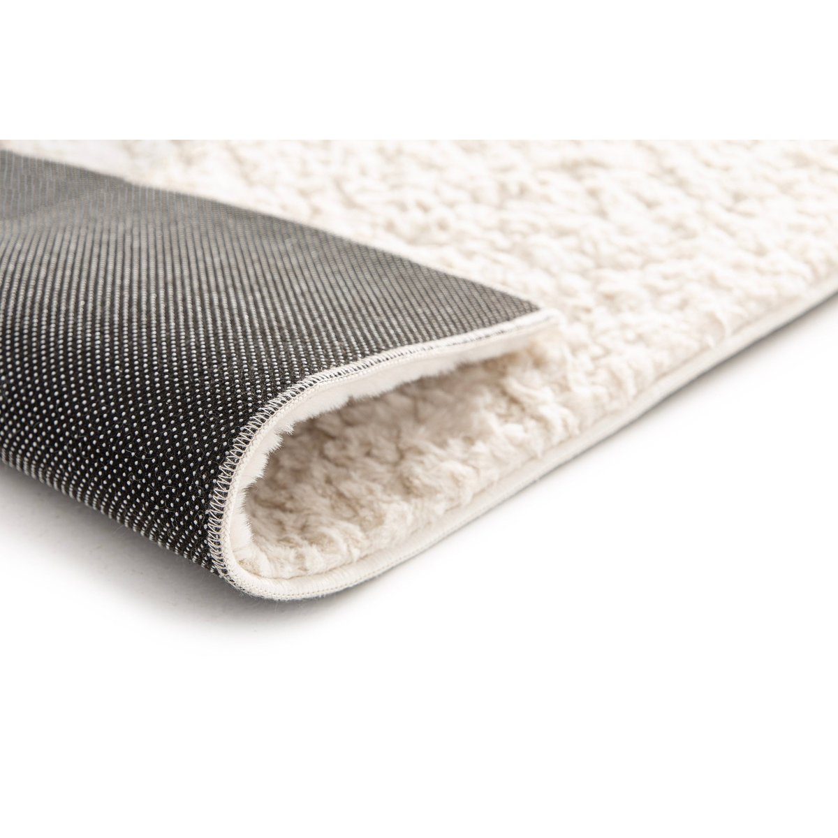 Tapis uni ultra doux contemporain PLAIN blanc pur, AFK LIVING