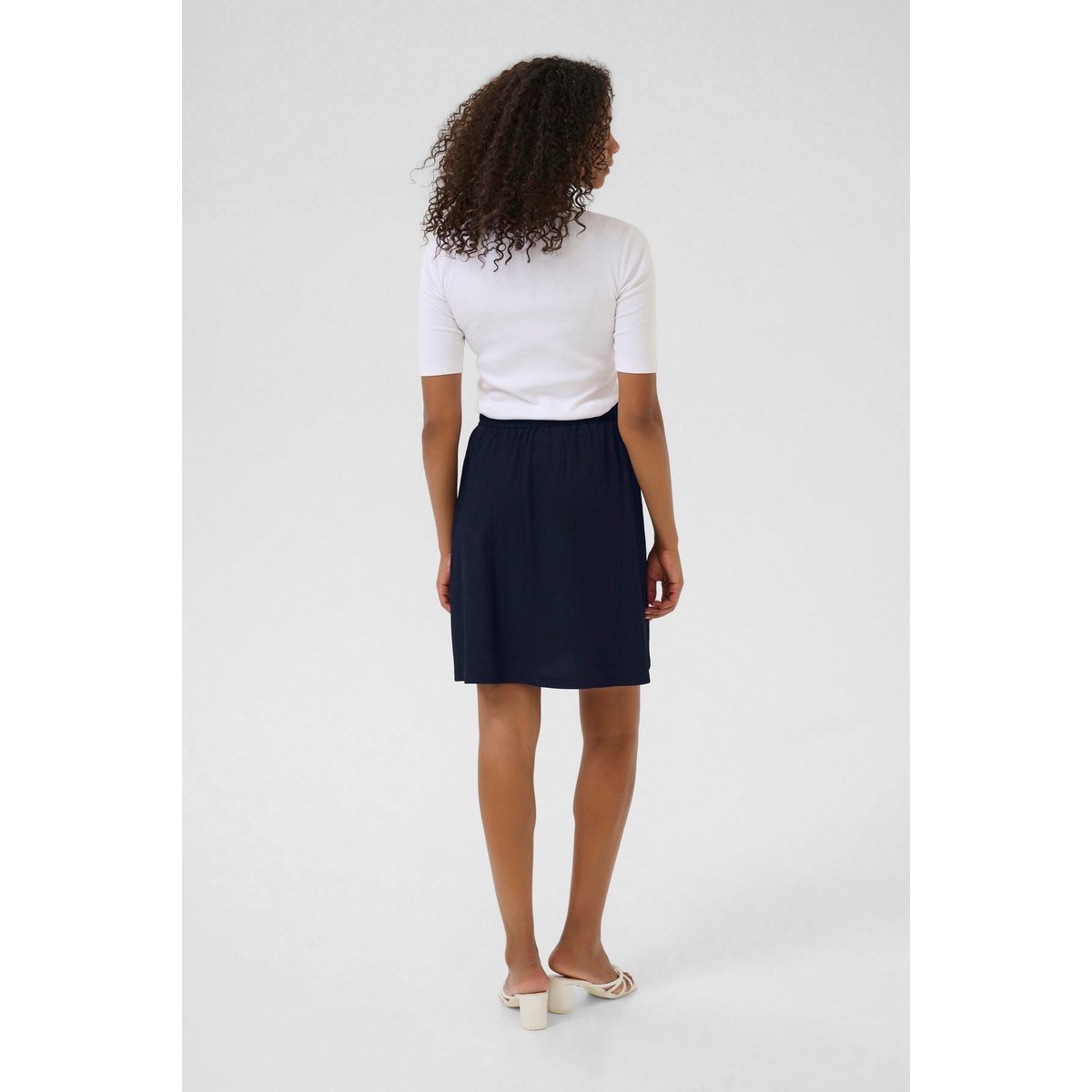 Jupe casual bleu midnight marine, KAFFE