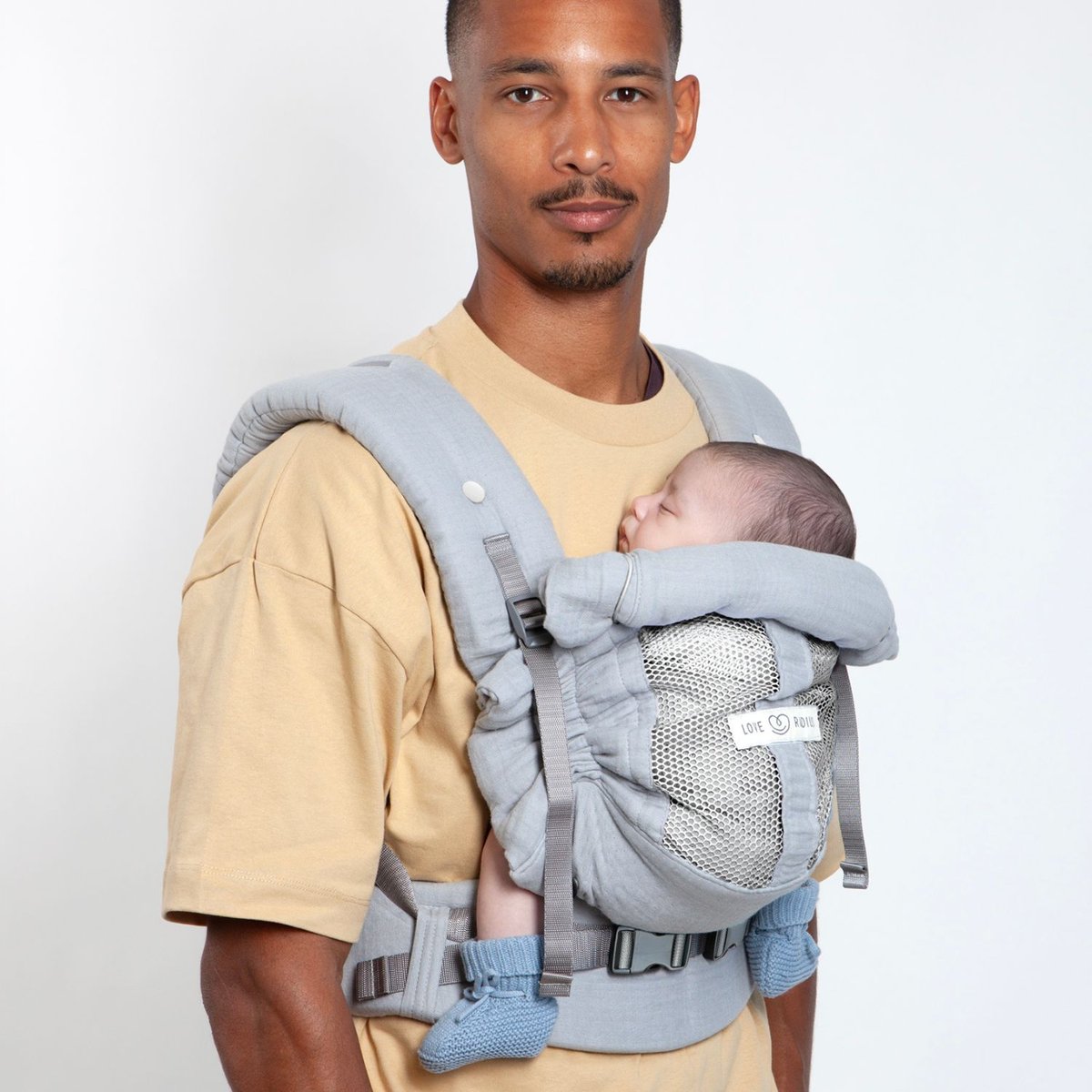 Porte bébé PhysioCarrier V2 gris, LOVE RADIUS